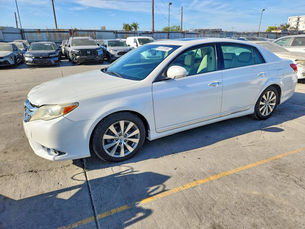 2011 Toyota Avalon Limited White vin: 4T1BK3DB5BU433398