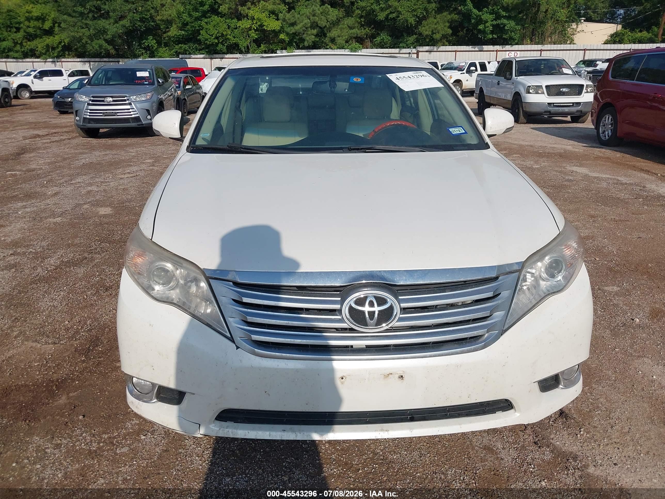 2011 Toyota Avalon Limited White vin: 4T1BK3DB5BU438102