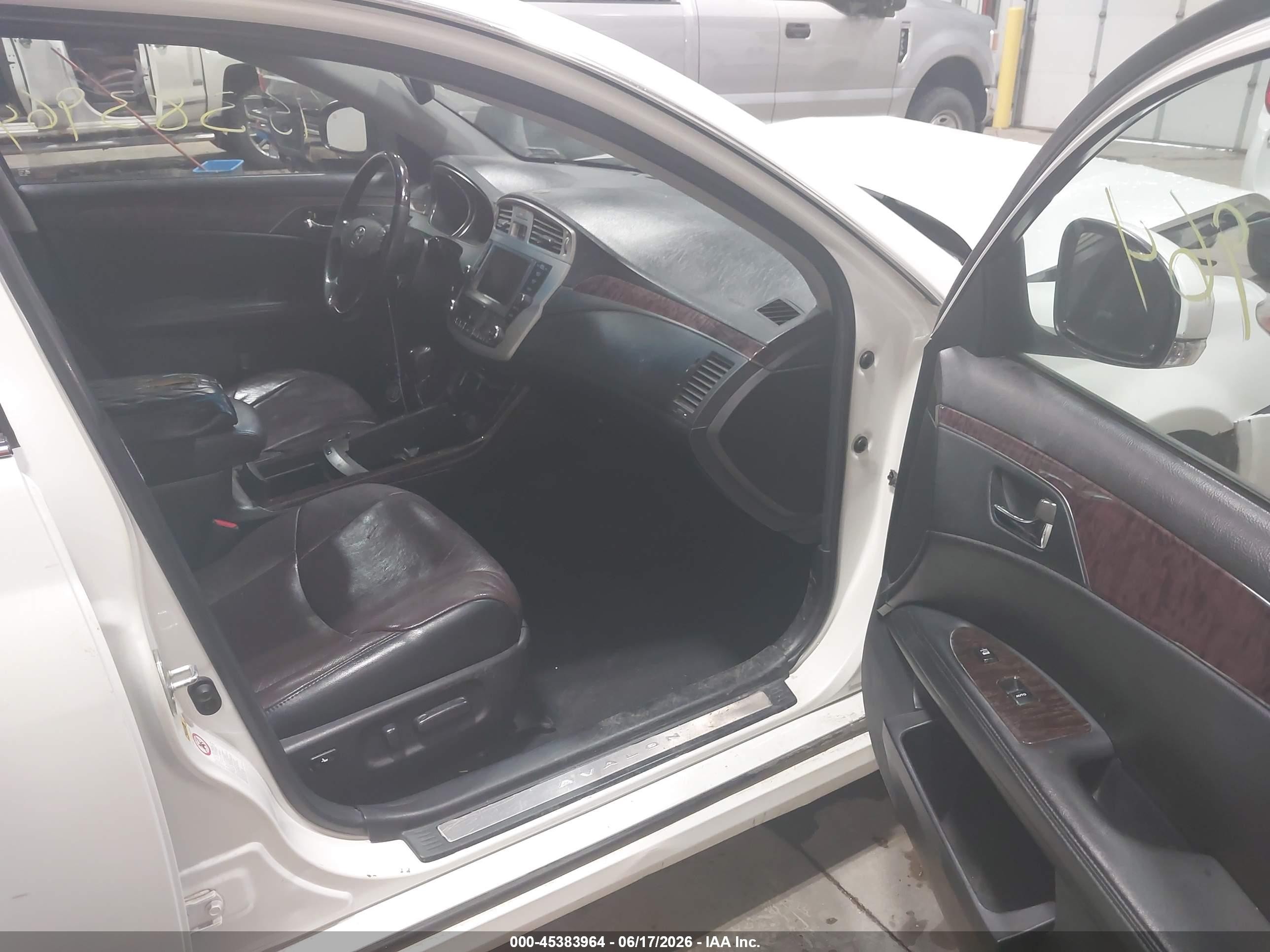 2011 Toyota Avalon Limited White vin: 4T1BK3DB5BU440173