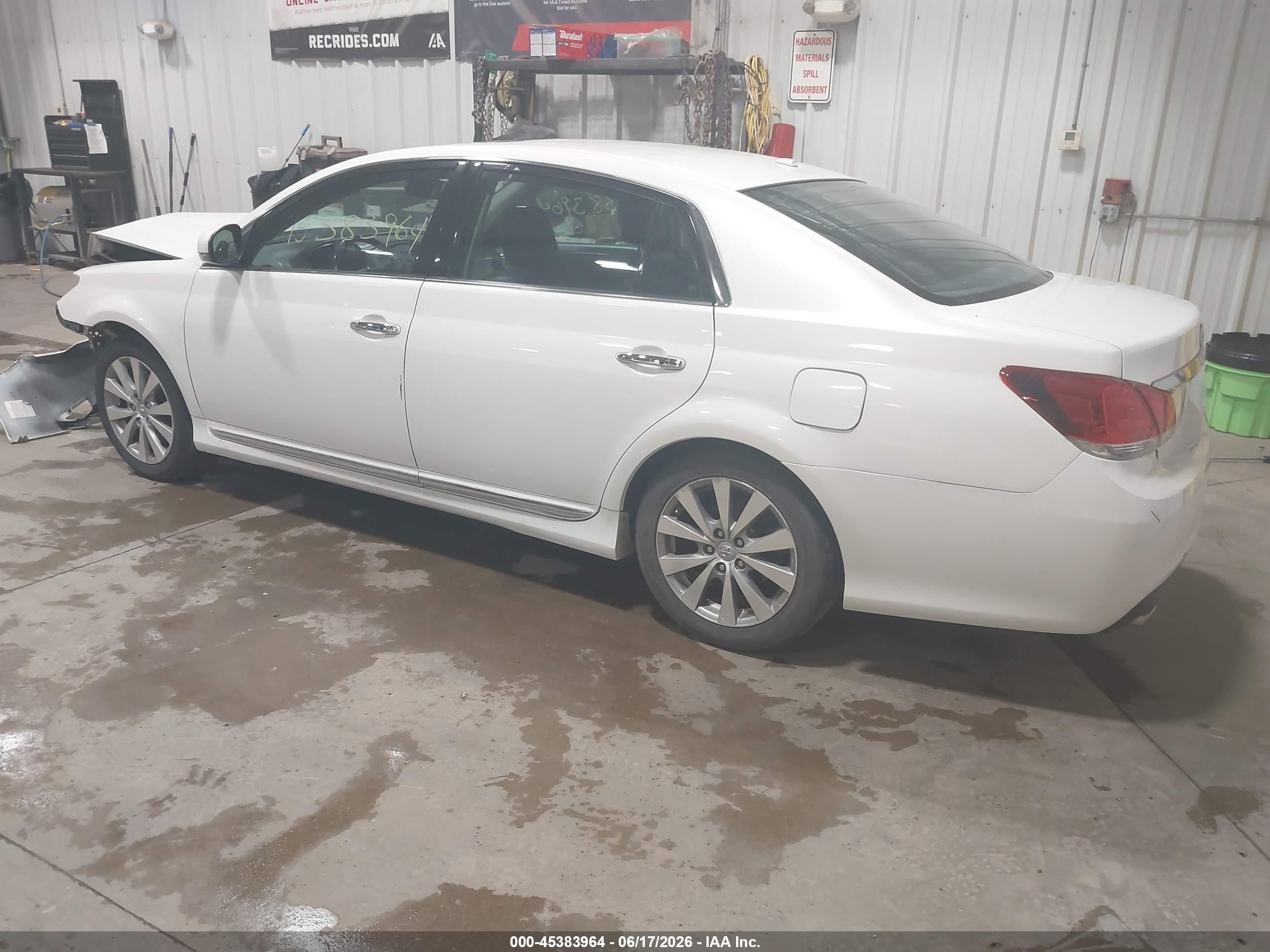 2011 Toyota Avalon Limited White vin: 4T1BK3DB5BU440173
