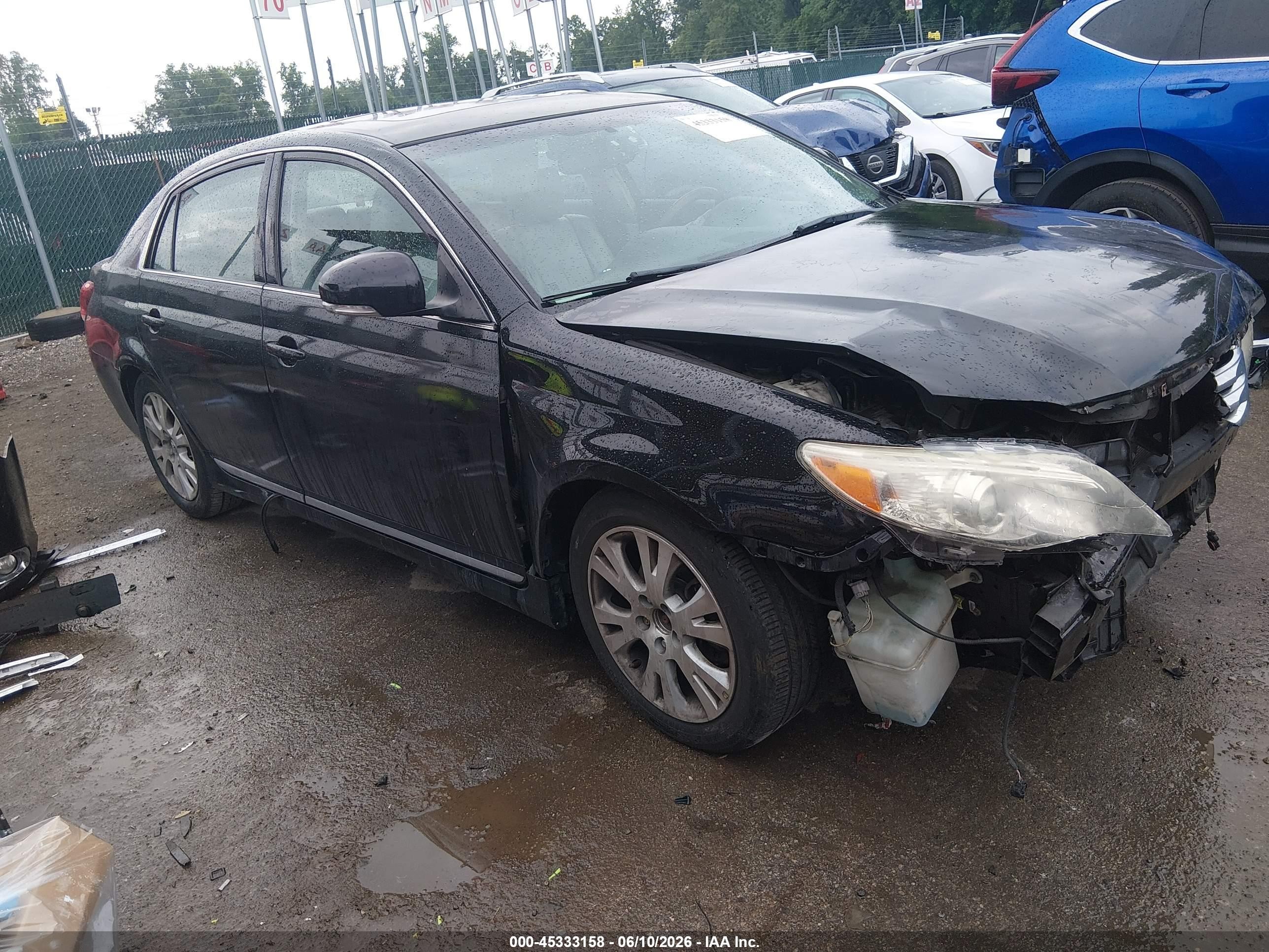 2012 Toyota Avalon   Black vin: 4T1BK3DB5CU449036