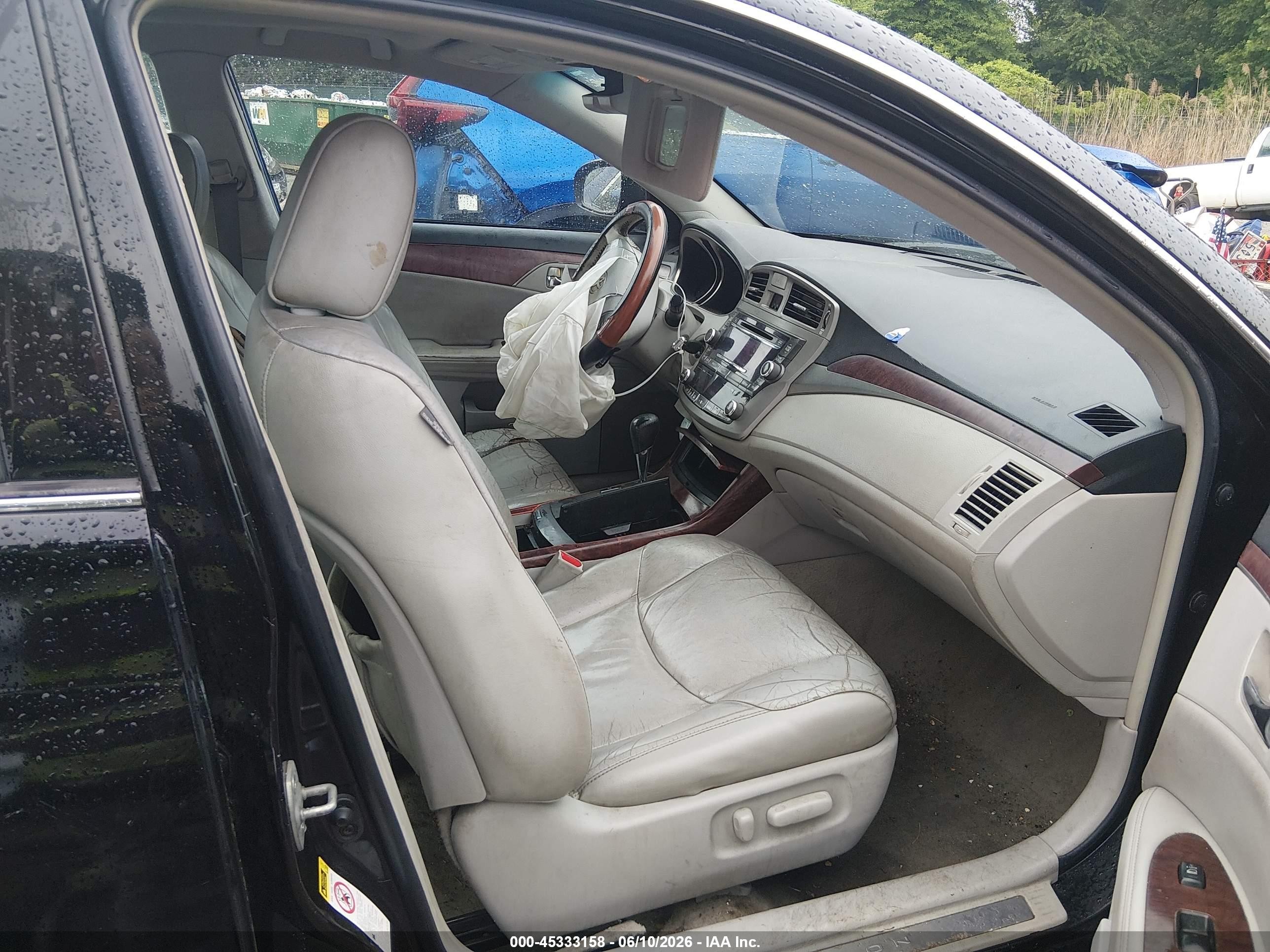 2012 Toyota Avalon   Black vin: 4T1BK3DB5CU449036