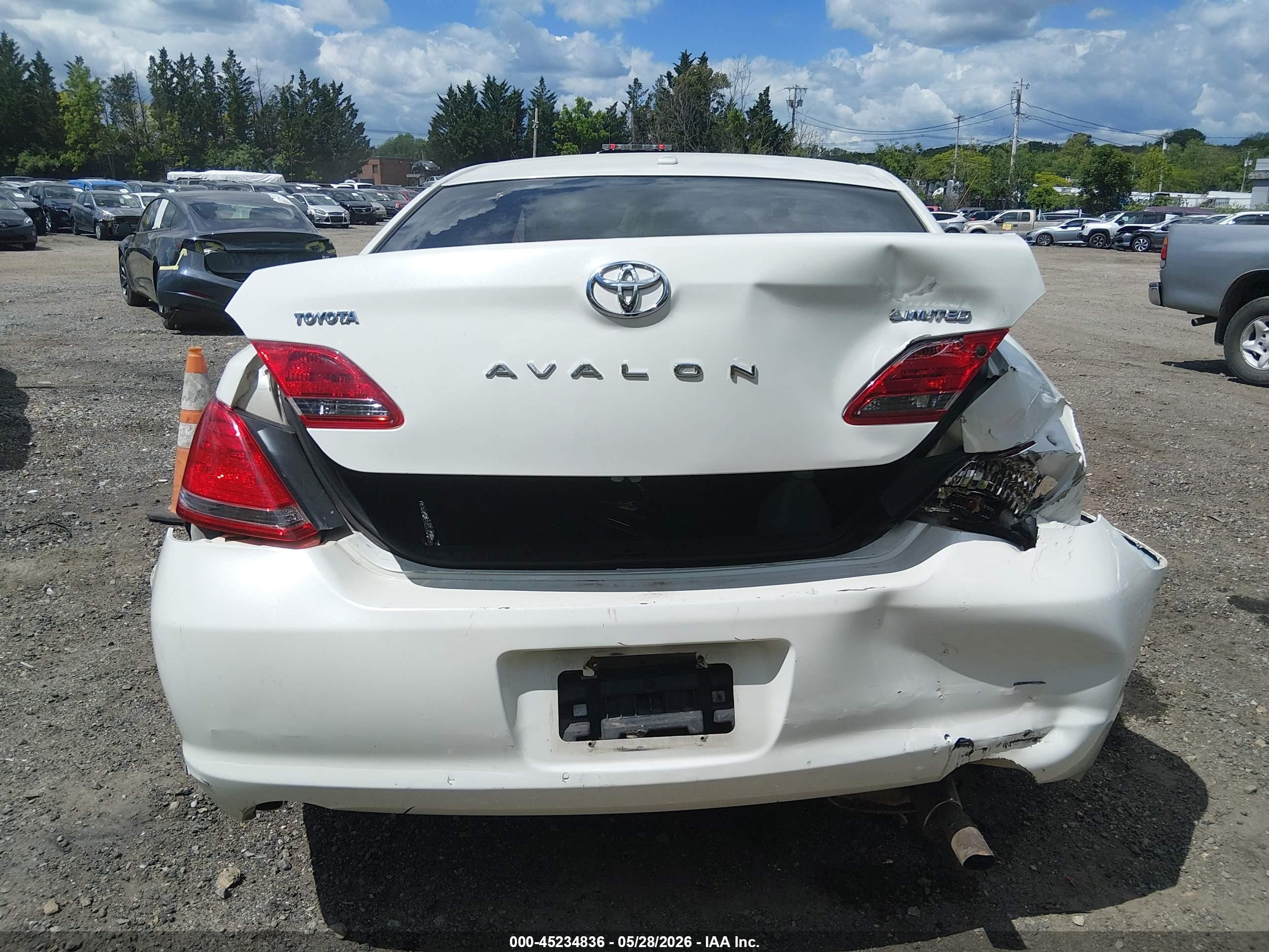 2010 Toyota Avalon Limited White vin: 4T1BK3DB6AU353400