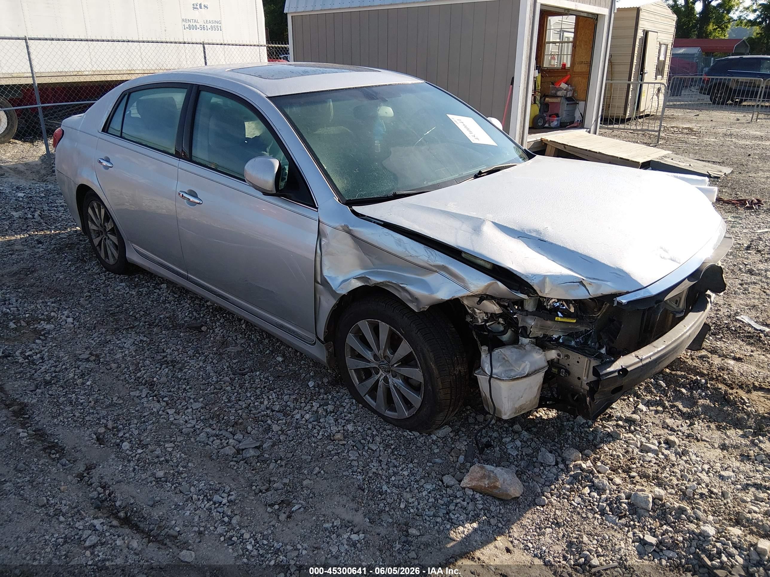 2011 Toyota Avalon Limited Silver vin: 4T1BK3DB6BU379450