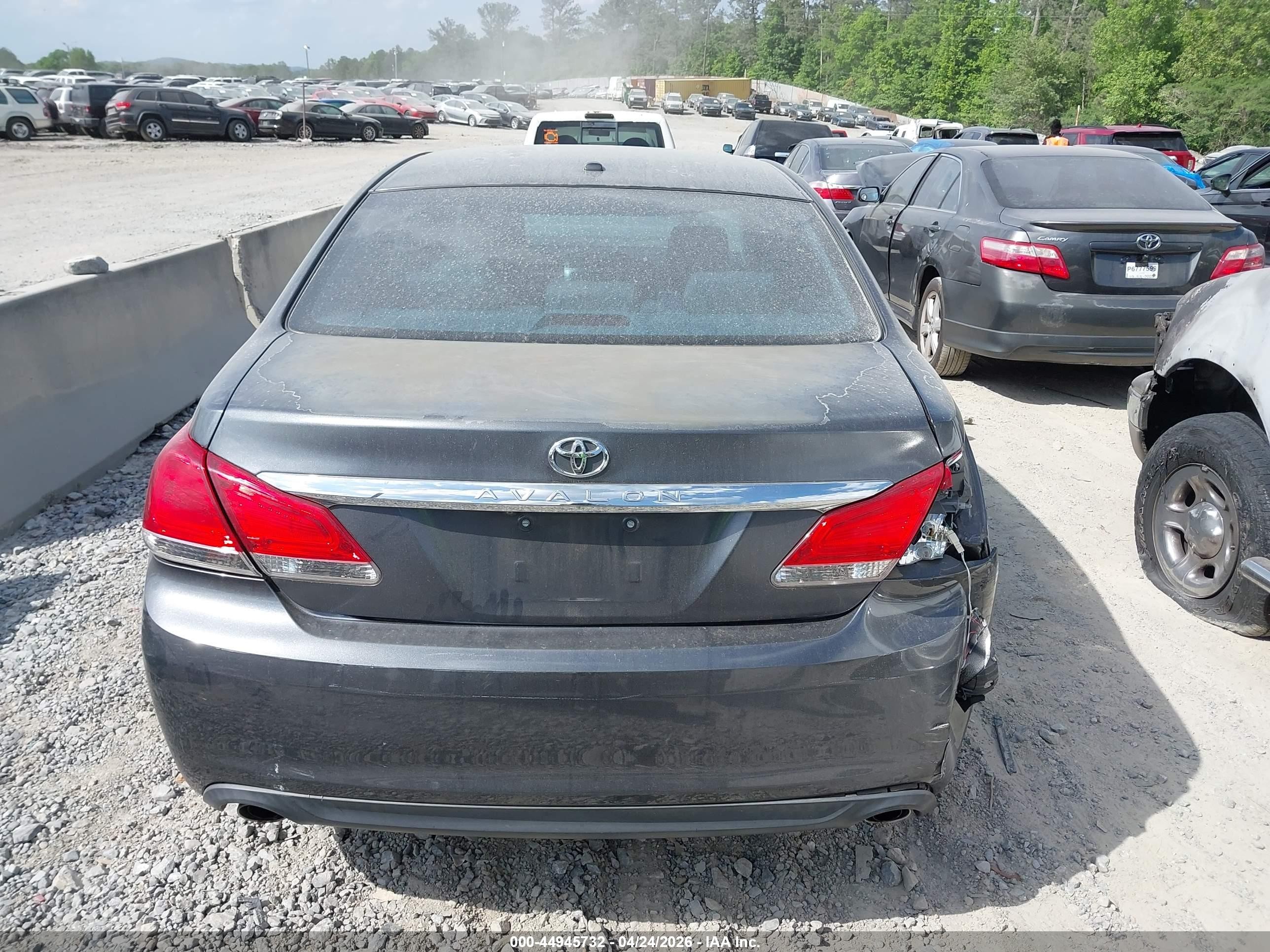 2011 Toyota Avalon   Черный vin: 4T1BK3DB6BU381375