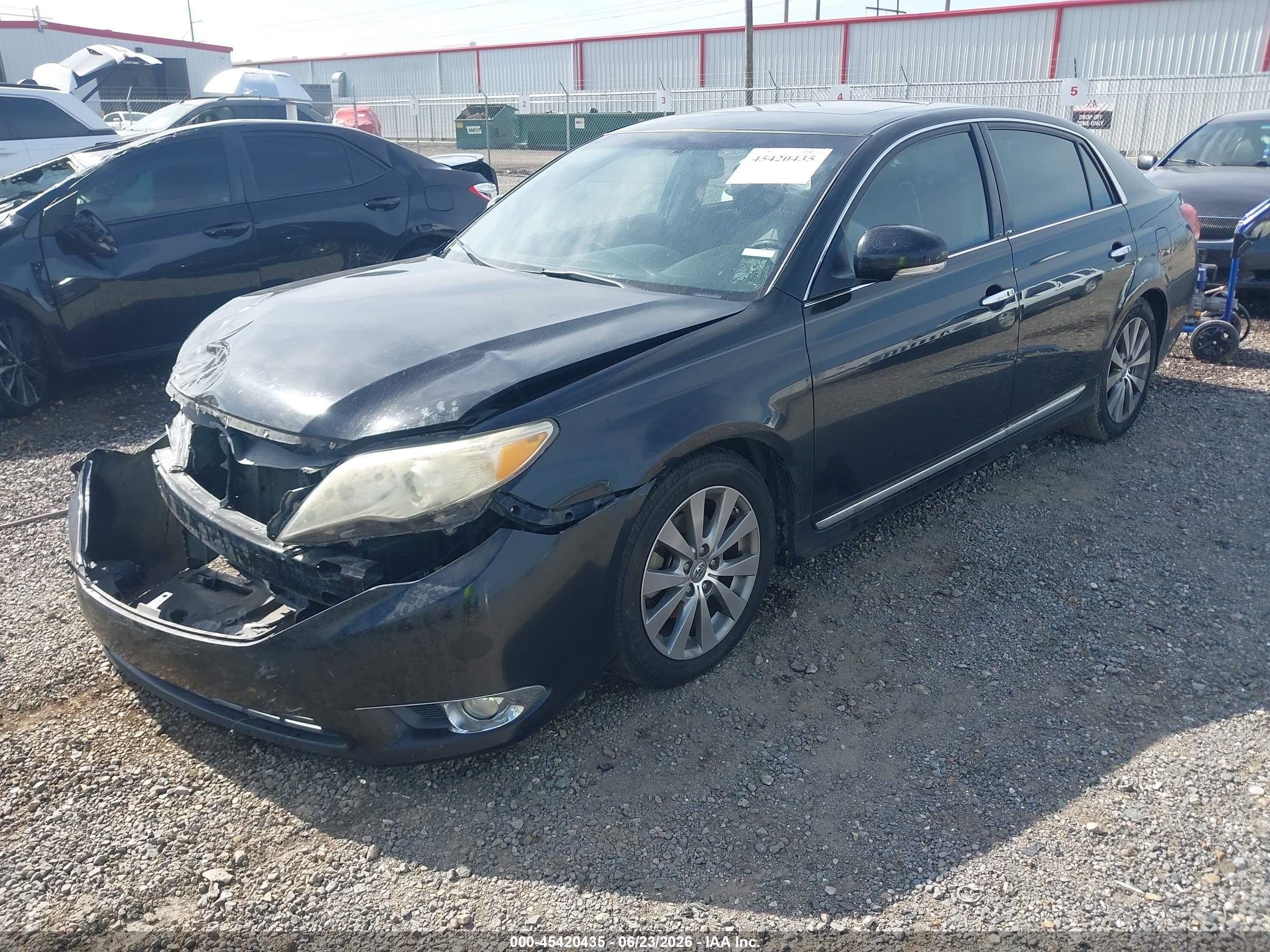 2011 Toyota Avalon Limited Black vin: 4T1BK3DB6BU388973