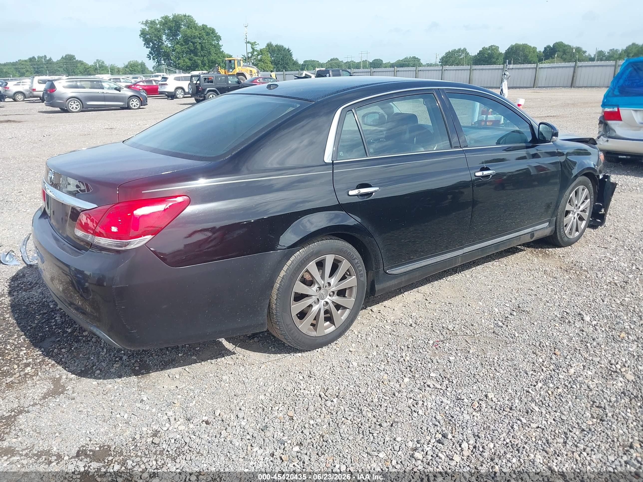 2011 Toyota Avalon Limited Black vin: 4T1BK3DB6BU388973