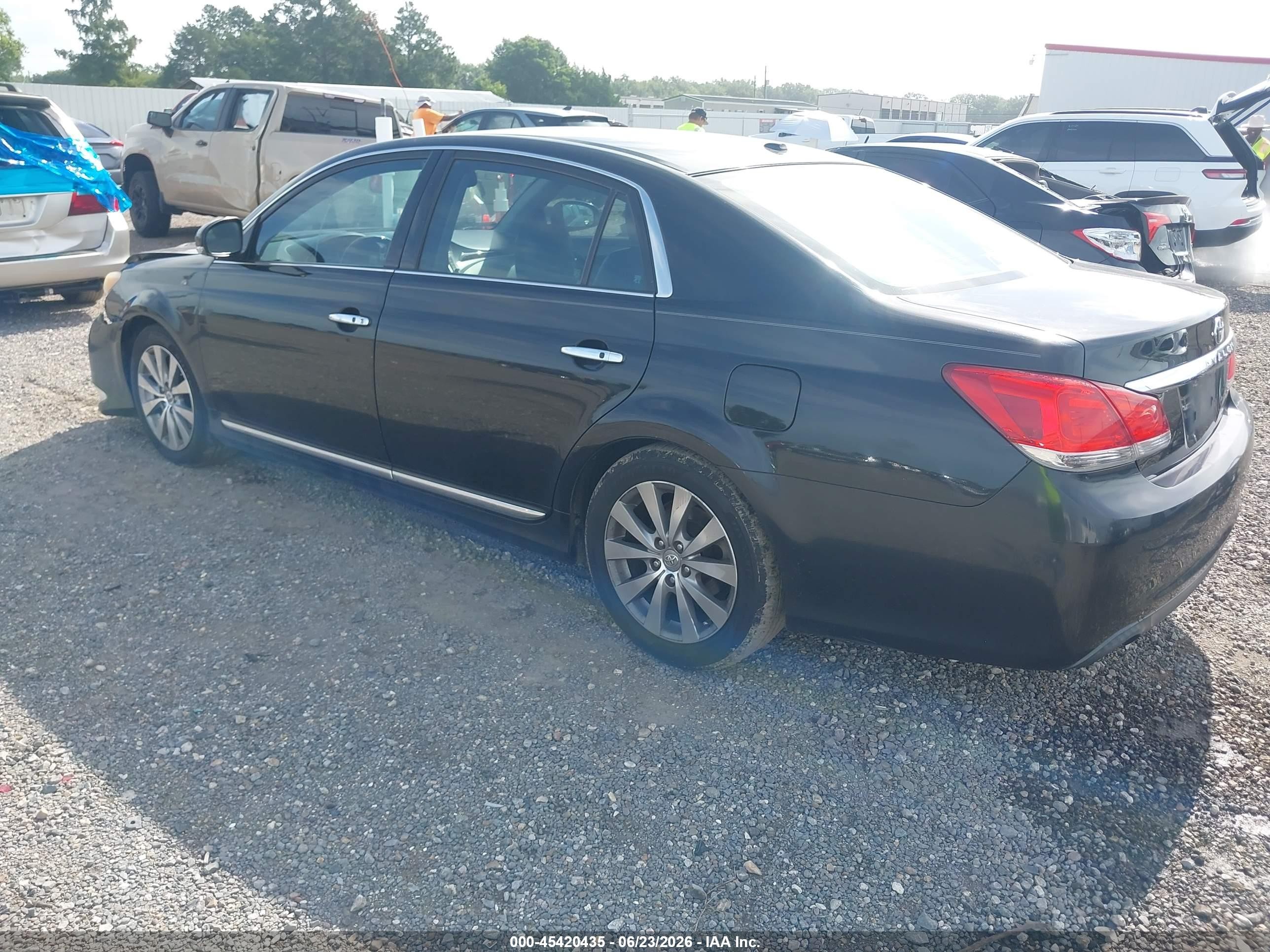 2011 Toyota Avalon Limited Black vin: 4T1BK3DB6BU388973