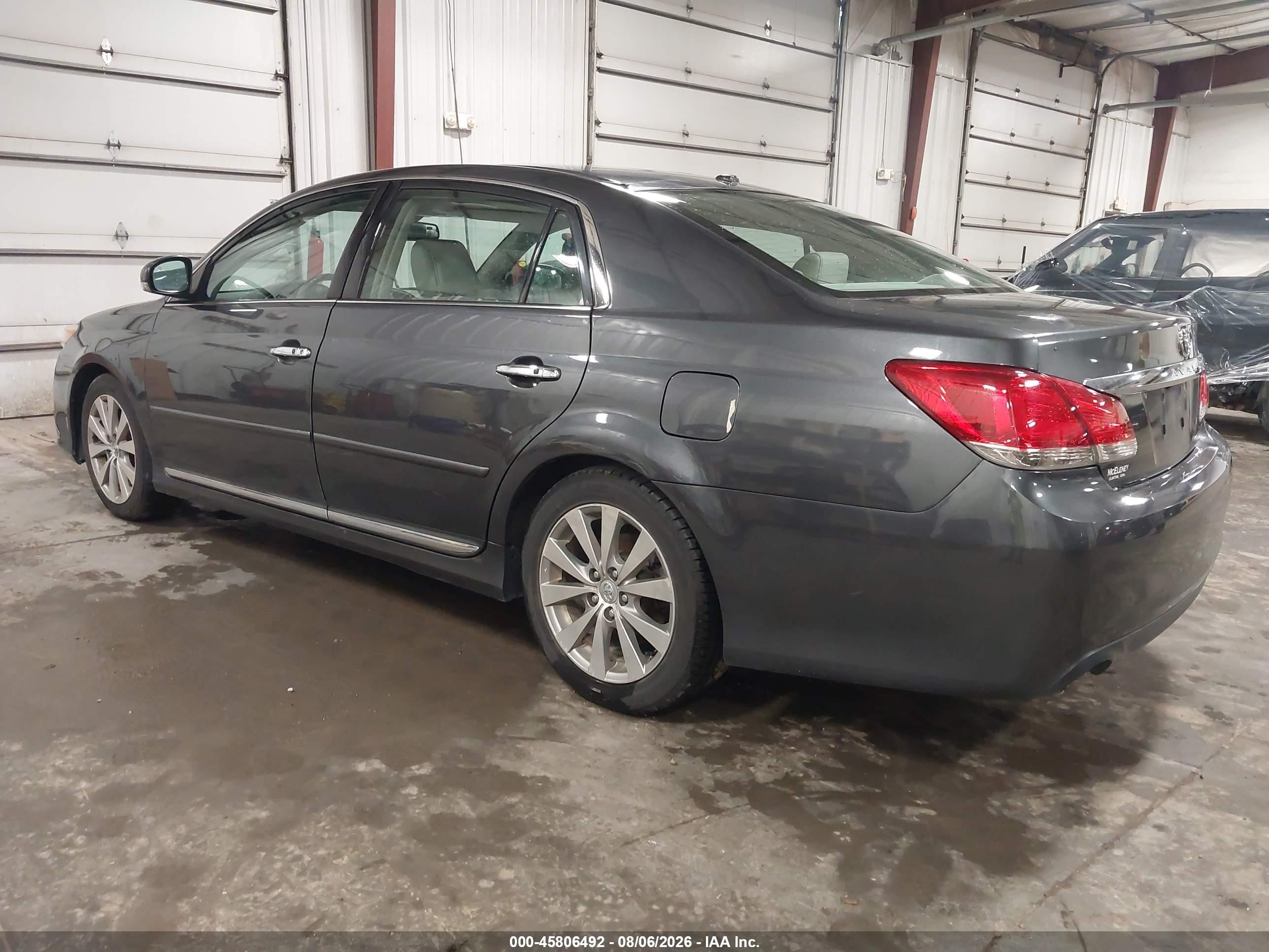 2011 Toyota Avalon Limited Gray vin: 4T1BK3DB6BU389590