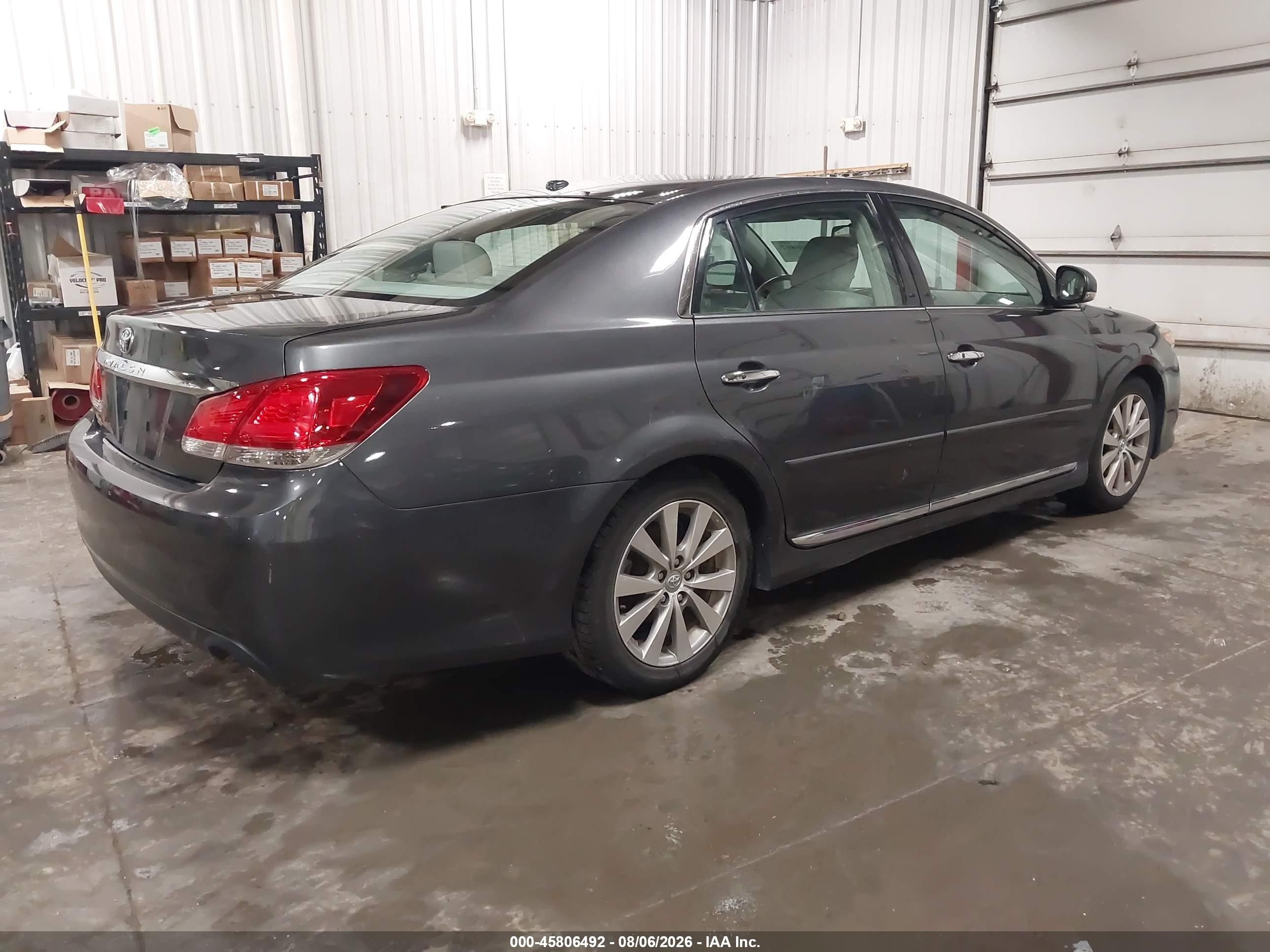 2011 Toyota Avalon Limited Gray vin: 4T1BK3DB6BU389590