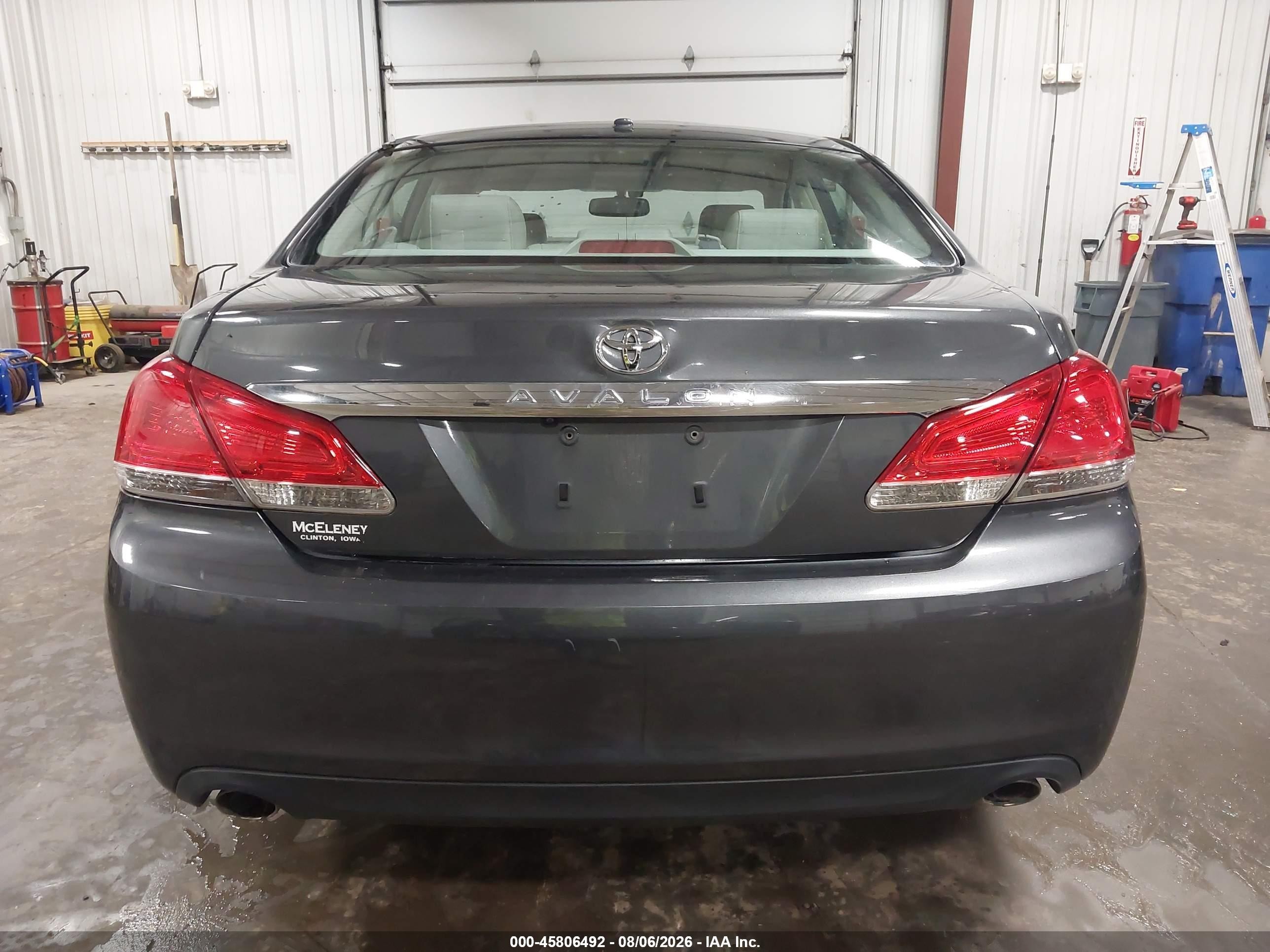2011 Toyota Avalon Limited Gray vin: 4T1BK3DB6BU389590