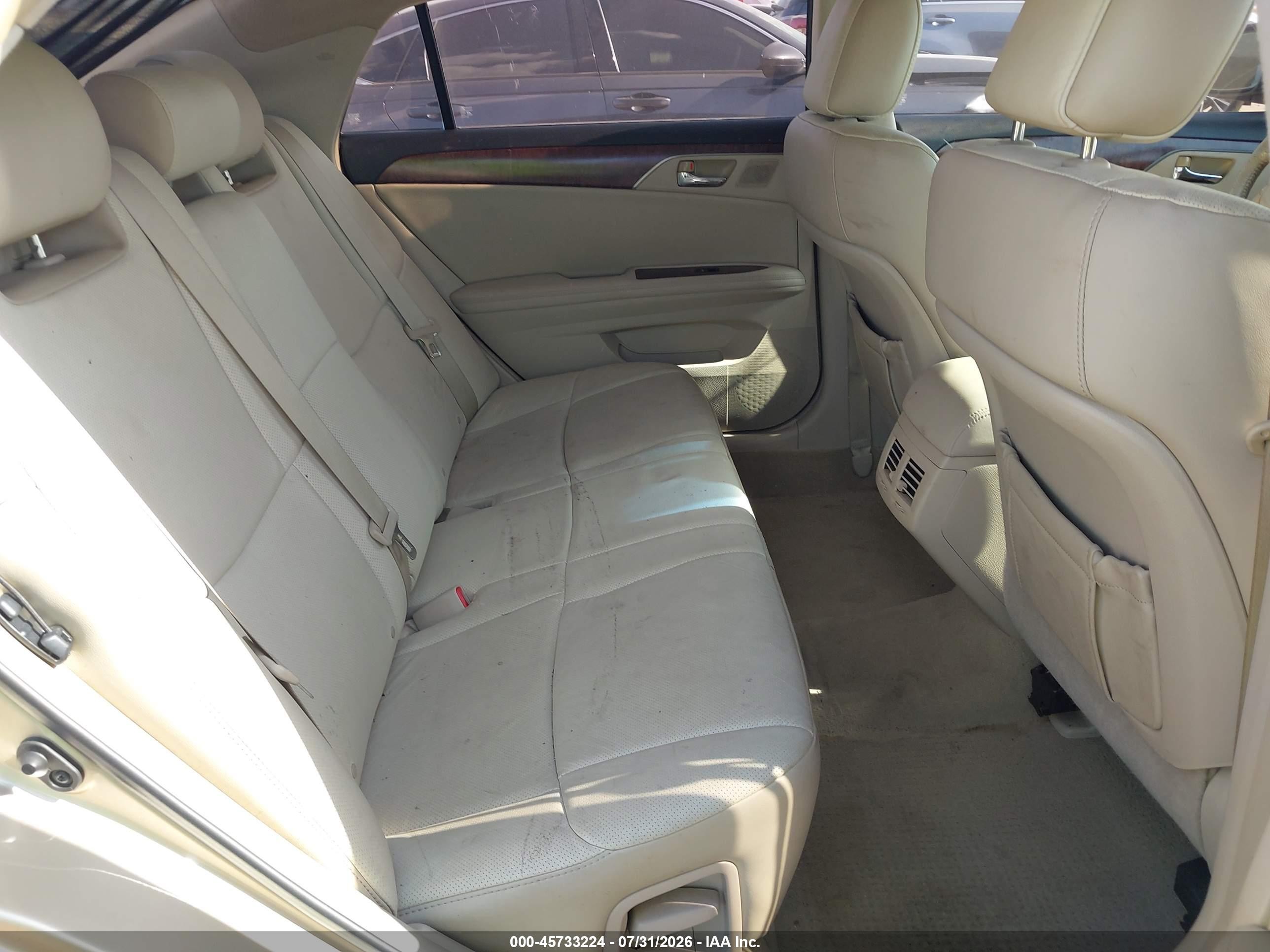 2011 Toyota Avalon Limited Золотой vin: 4T1BK3DB6BU397026