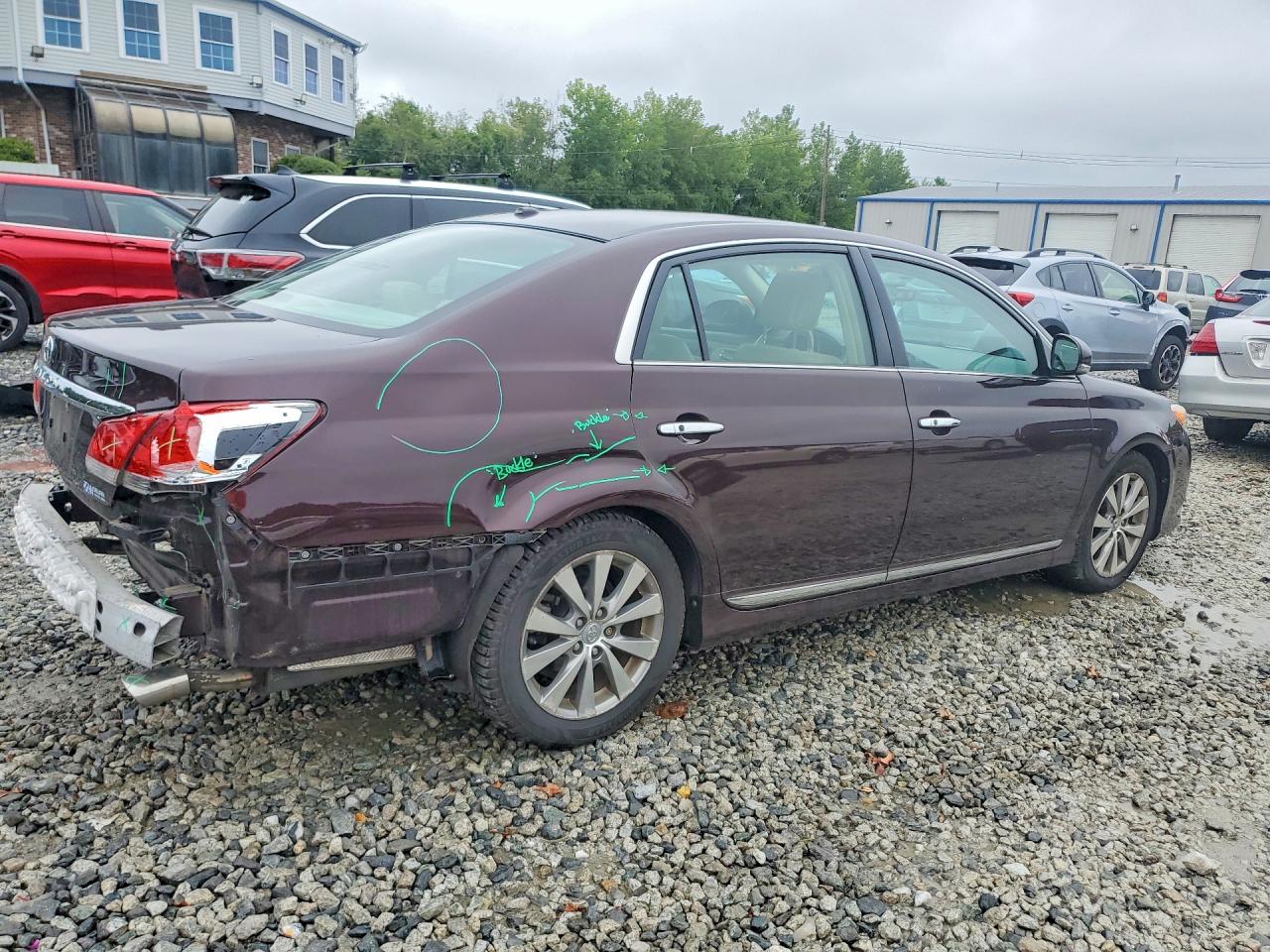 2011 Toyota Avalon Limited Burgundy vin: 4T1BK3DB6BU418487