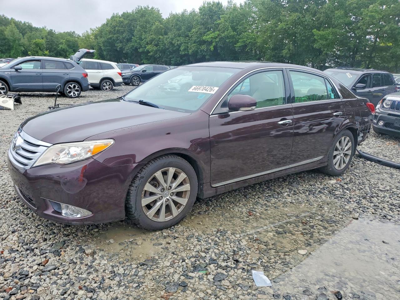 2011 Toyota Avalon Limited Burgundy vin: 4T1BK3DB6BU418487
