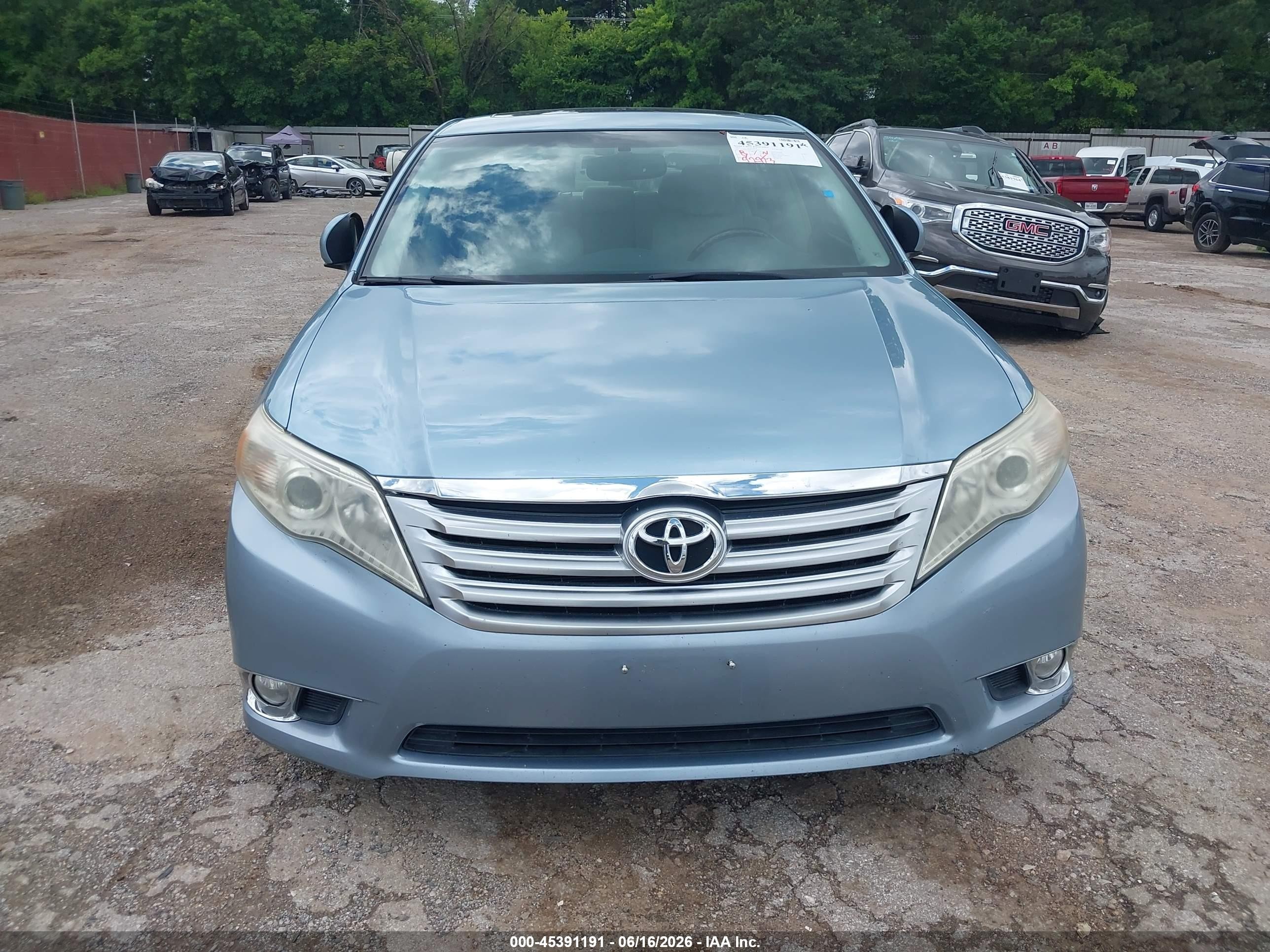 2011 Toyota Avalon Limited Light Blue vin: 4T1BK3DB6BU433166