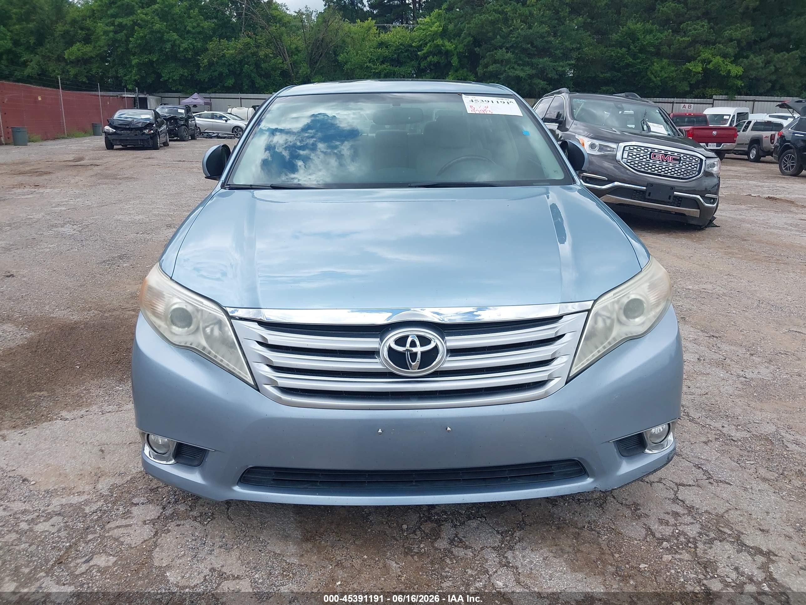 2011 Toyota Avalon Limited Light Blue vin: 4T1BK3DB6BU433166