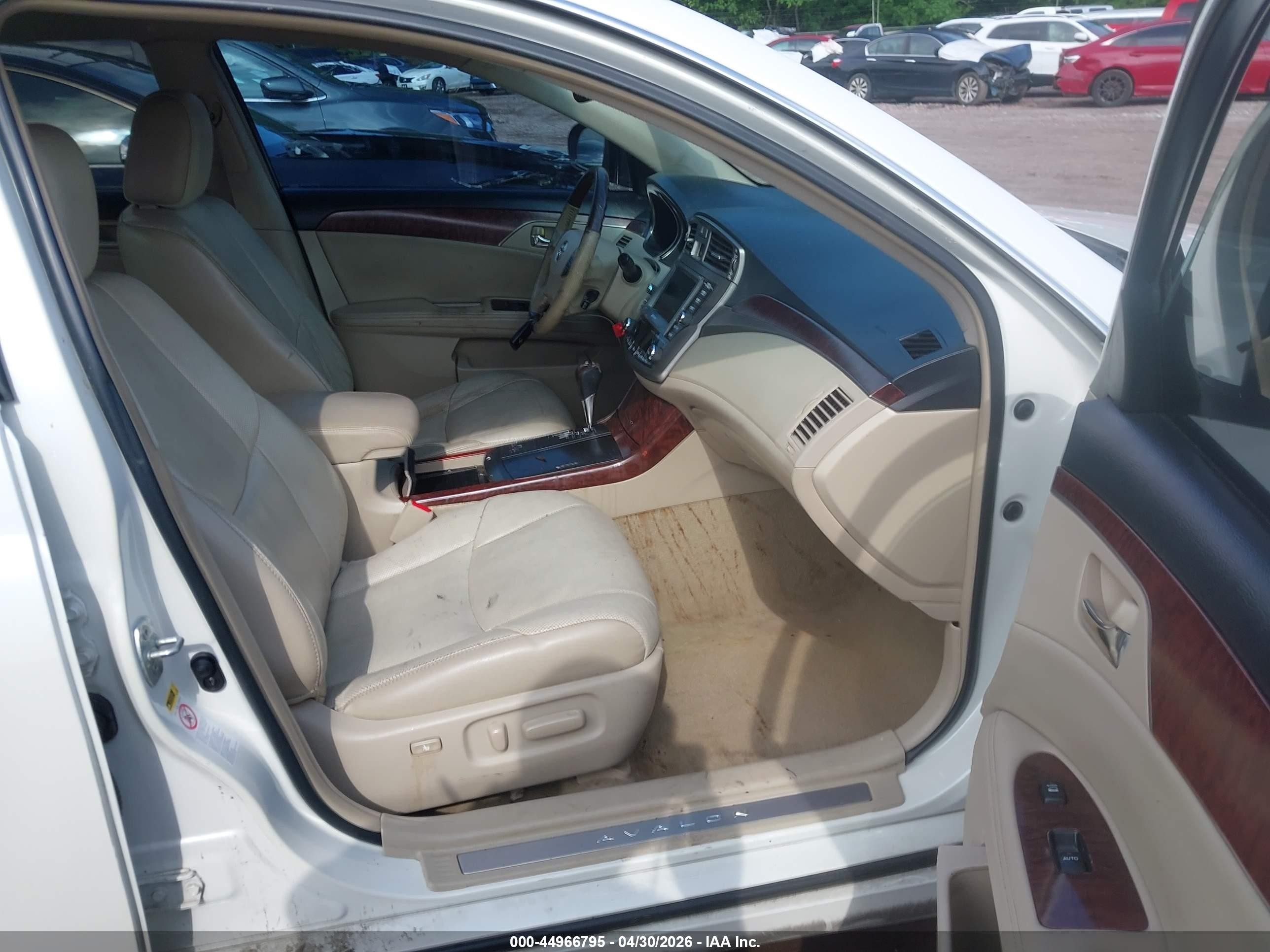 2011 Toyota Avalon Limited White vin: 4T1BK3DB6BU439016