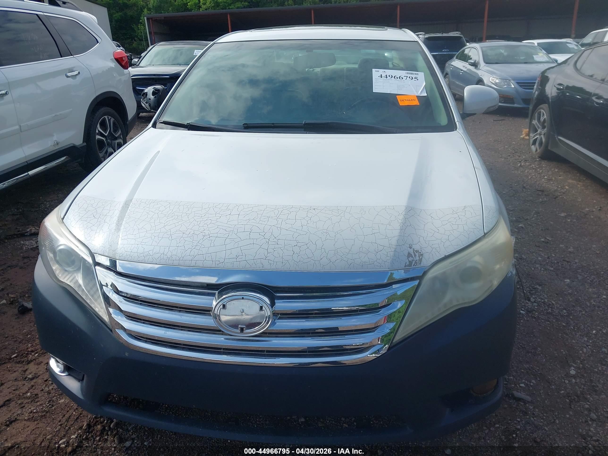 2011 Toyota Avalon Limited White vin: 4T1BK3DB6BU439016