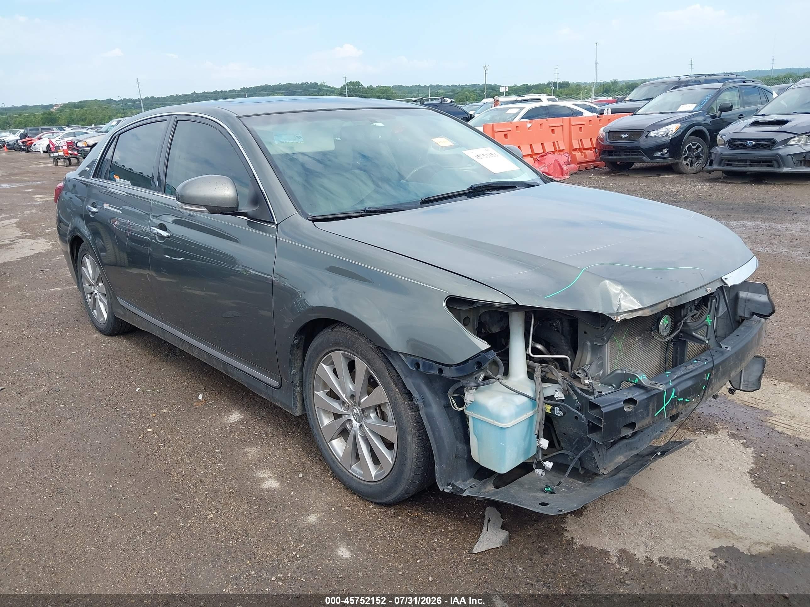 2012 Toyota Avalon Limited Gray vin: 4T1BK3DB6CU447778