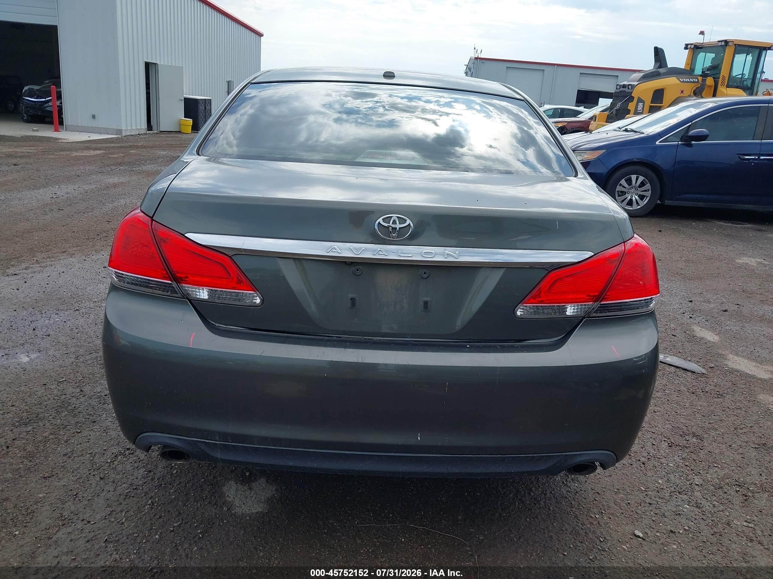 2012 Toyota Avalon Limited Gray vin: 4T1BK3DB6CU447778