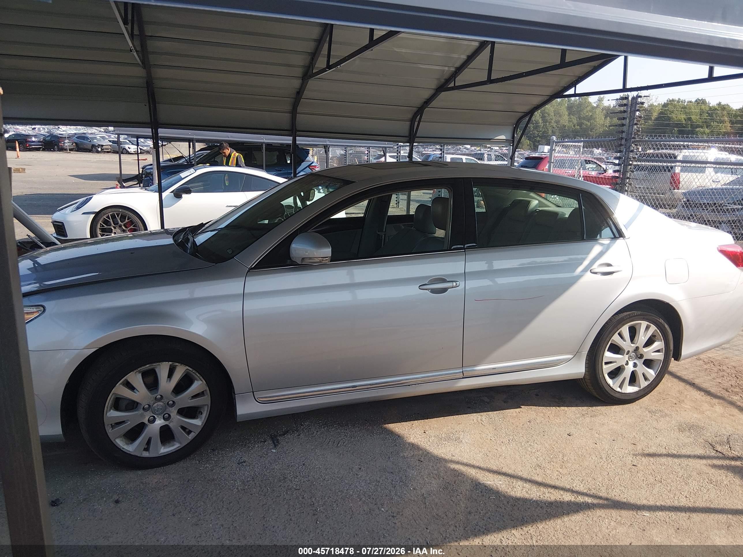 2012 Toyota Avalon   Silver vin: 4T1BK3DB6CU448459