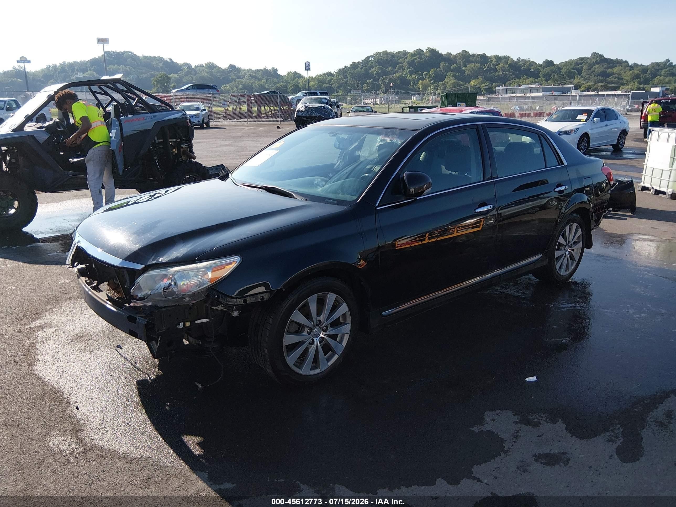 2012 Toyota Avalon Limited Black vin: 4T1BK3DB6CU453841