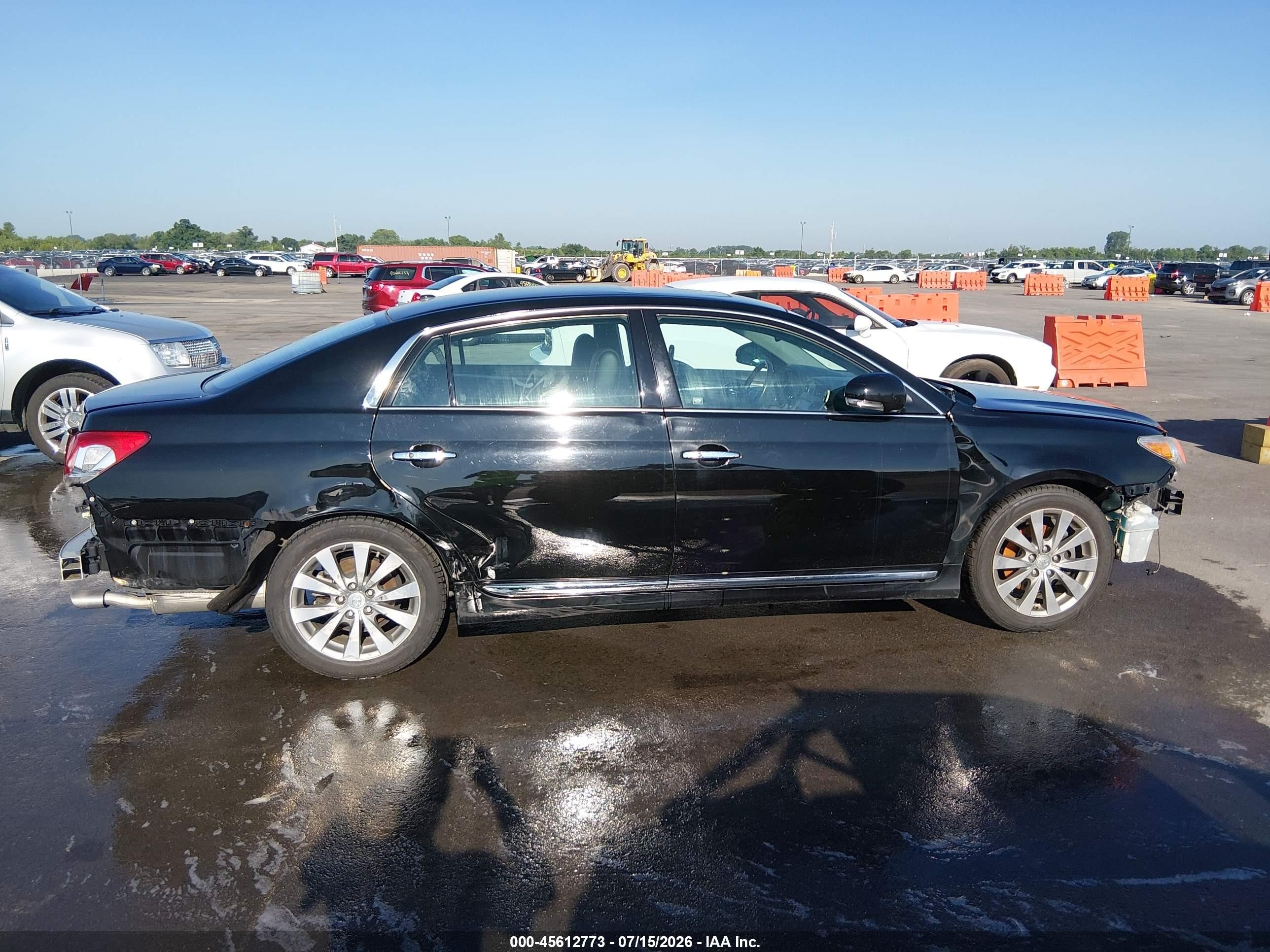 2012 Toyota Avalon Limited Black vin: 4T1BK3DB6CU453841