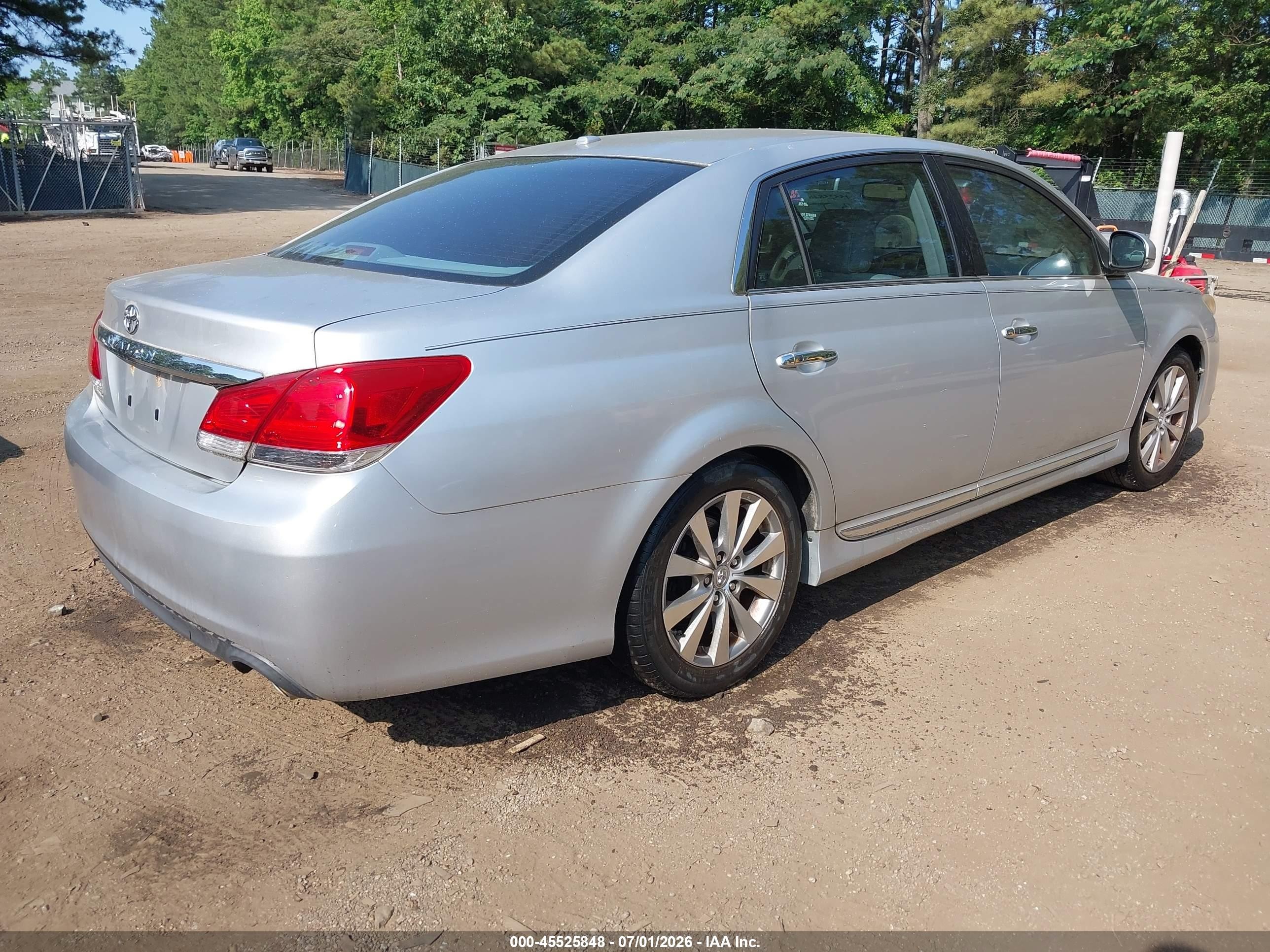 2012 Toyota Avalon Limited Серебряный vin: 4T1BK3DB6CU458358