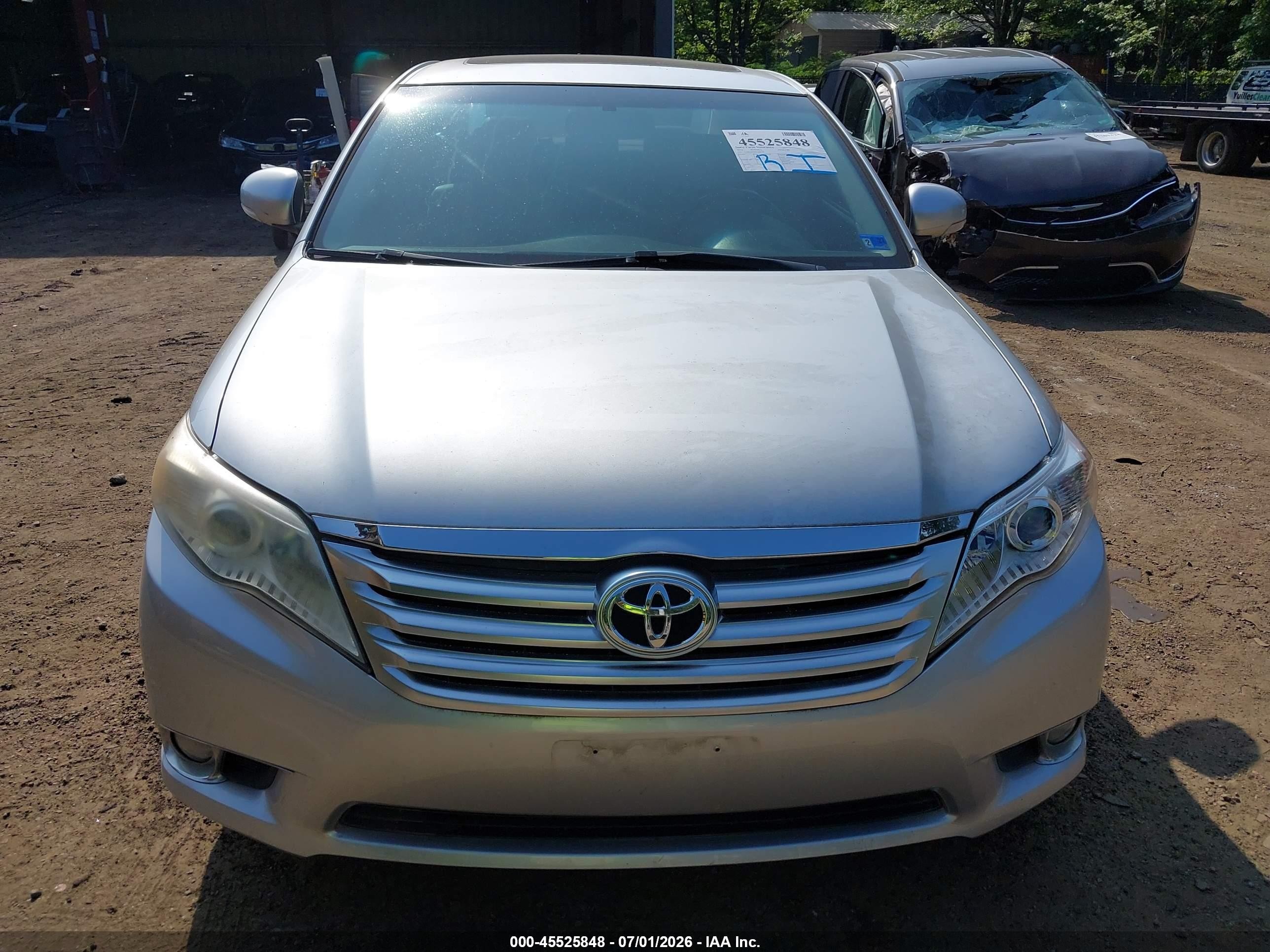 2012 Toyota Avalon Limited Серебряный vin: 4T1BK3DB6CU458358