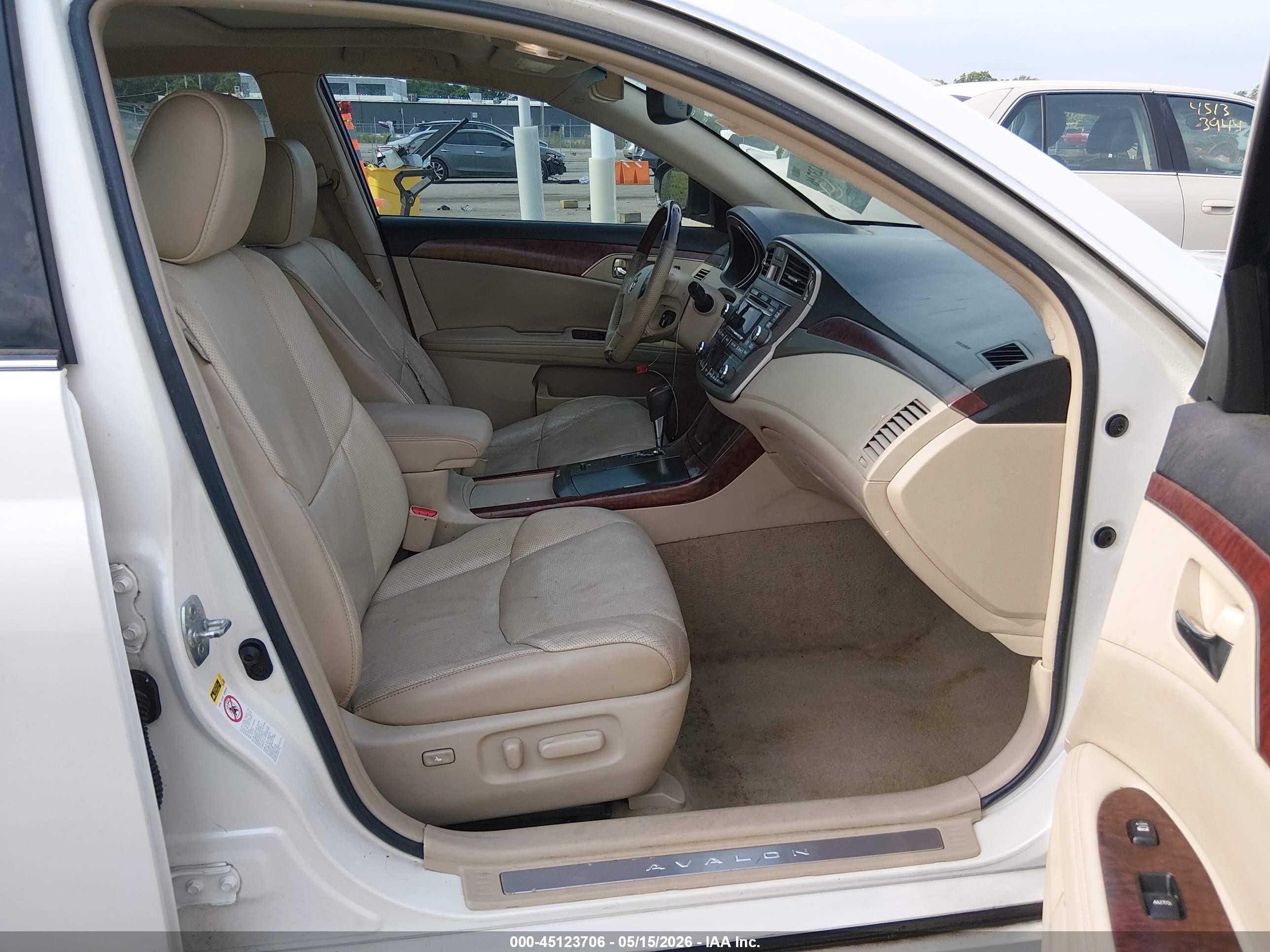 2012 Toyota Avalon Limited White vin: 4T1BK3DB6CU470137