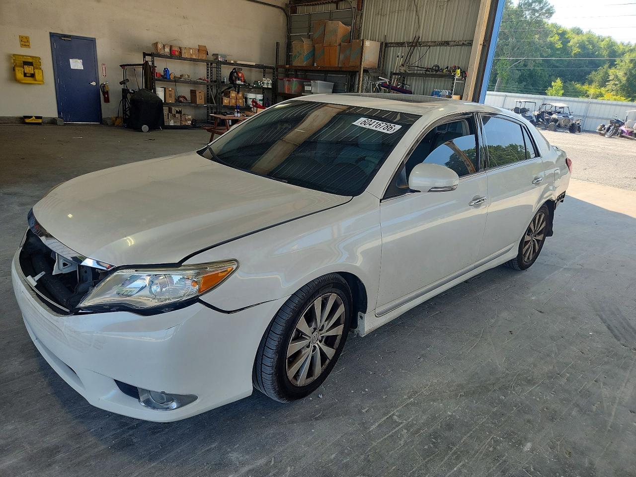 2012 Toyota Avalon Limited White vin: 4T1BK3DB6CU471238