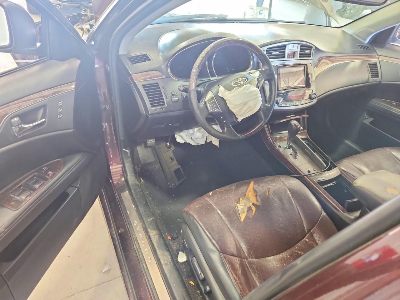 2012 Toyota Avalon Limited Бордовый vin: 4T1BK3DB6CU473362