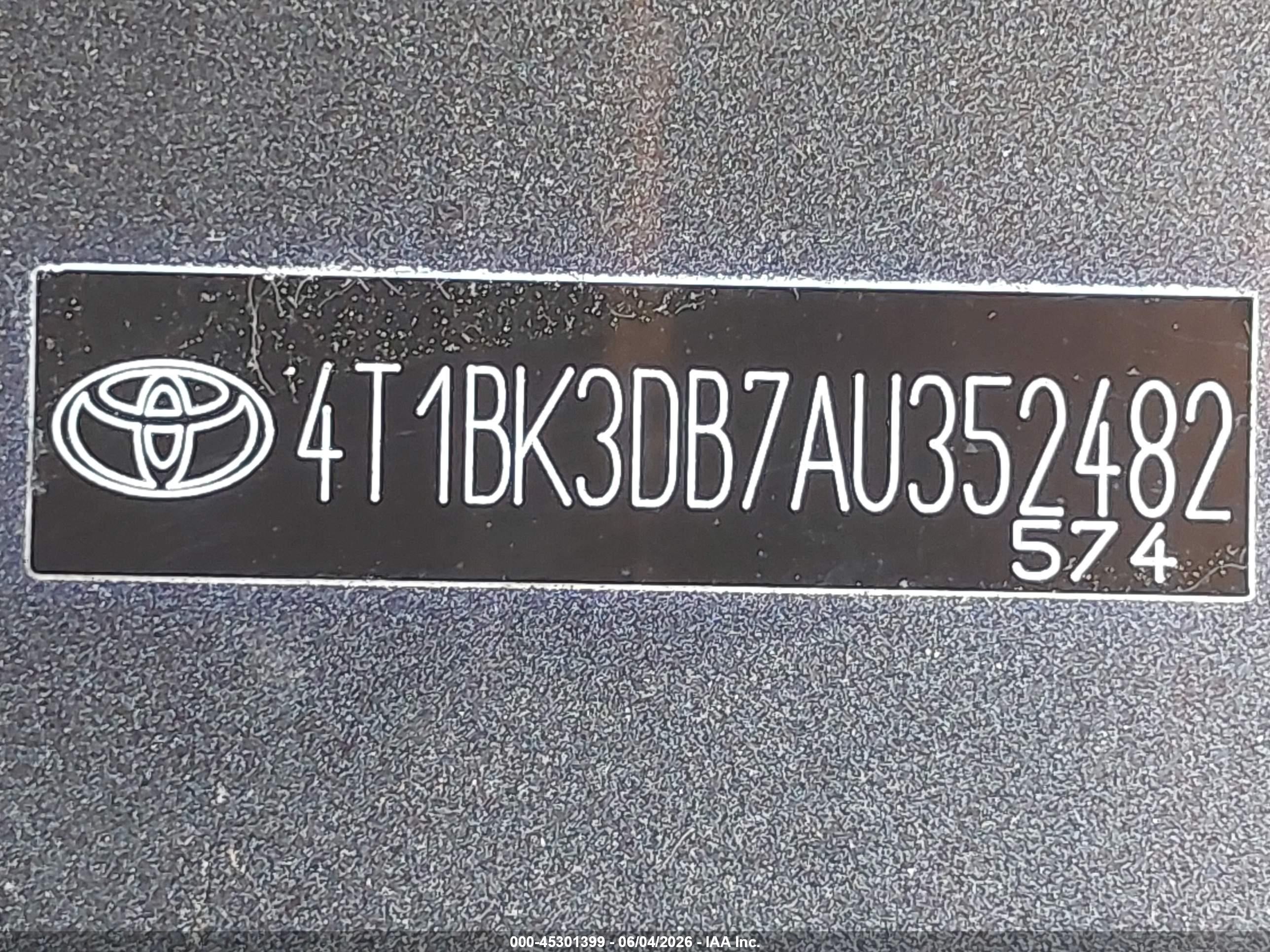 2010 Toyota Avalon Limited Gray vin: 4T1BK3DB7AU352482