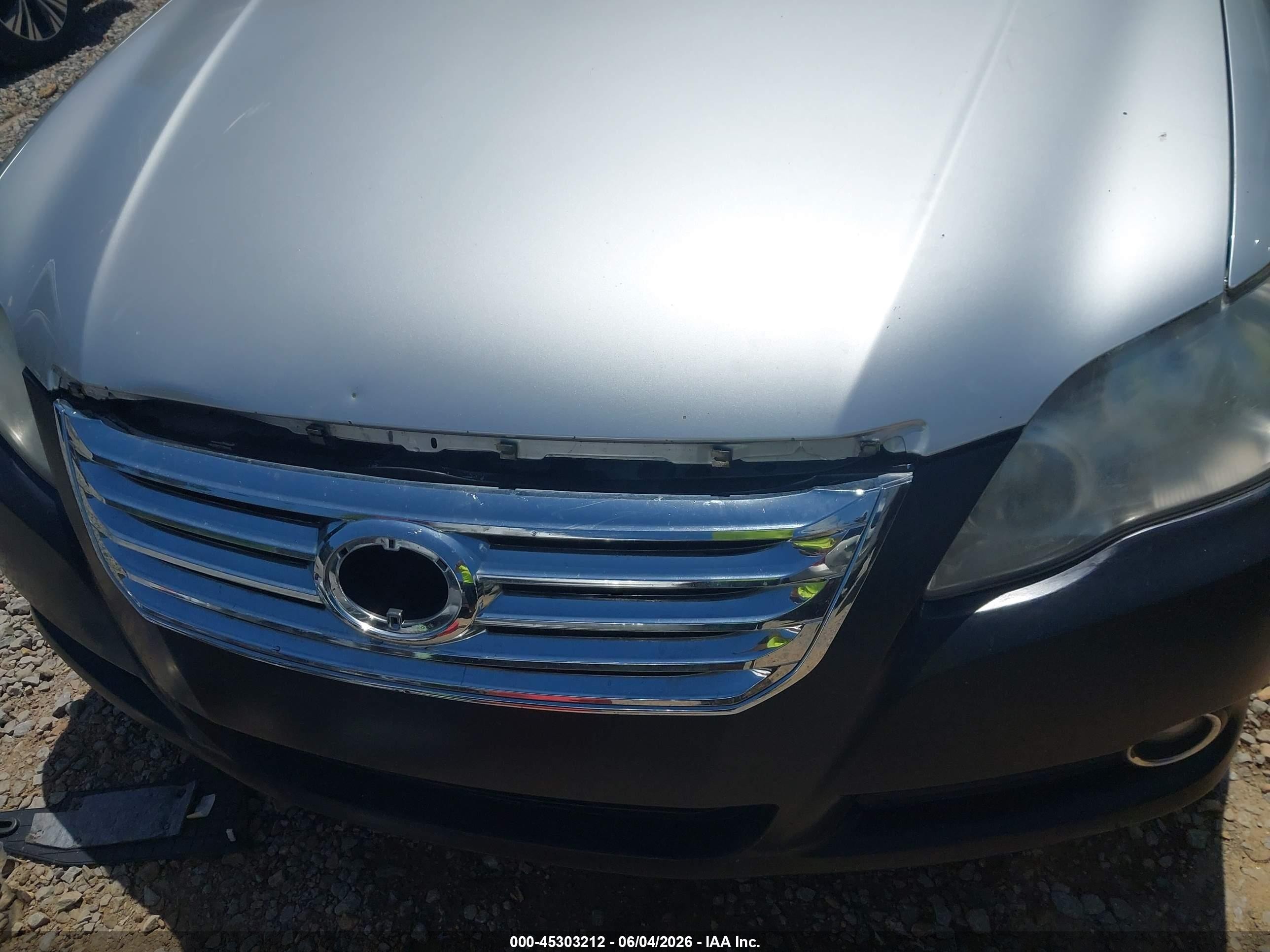 2010 Toyota Avalon Xls Silver vin: 4T1BK3DB7AU358556