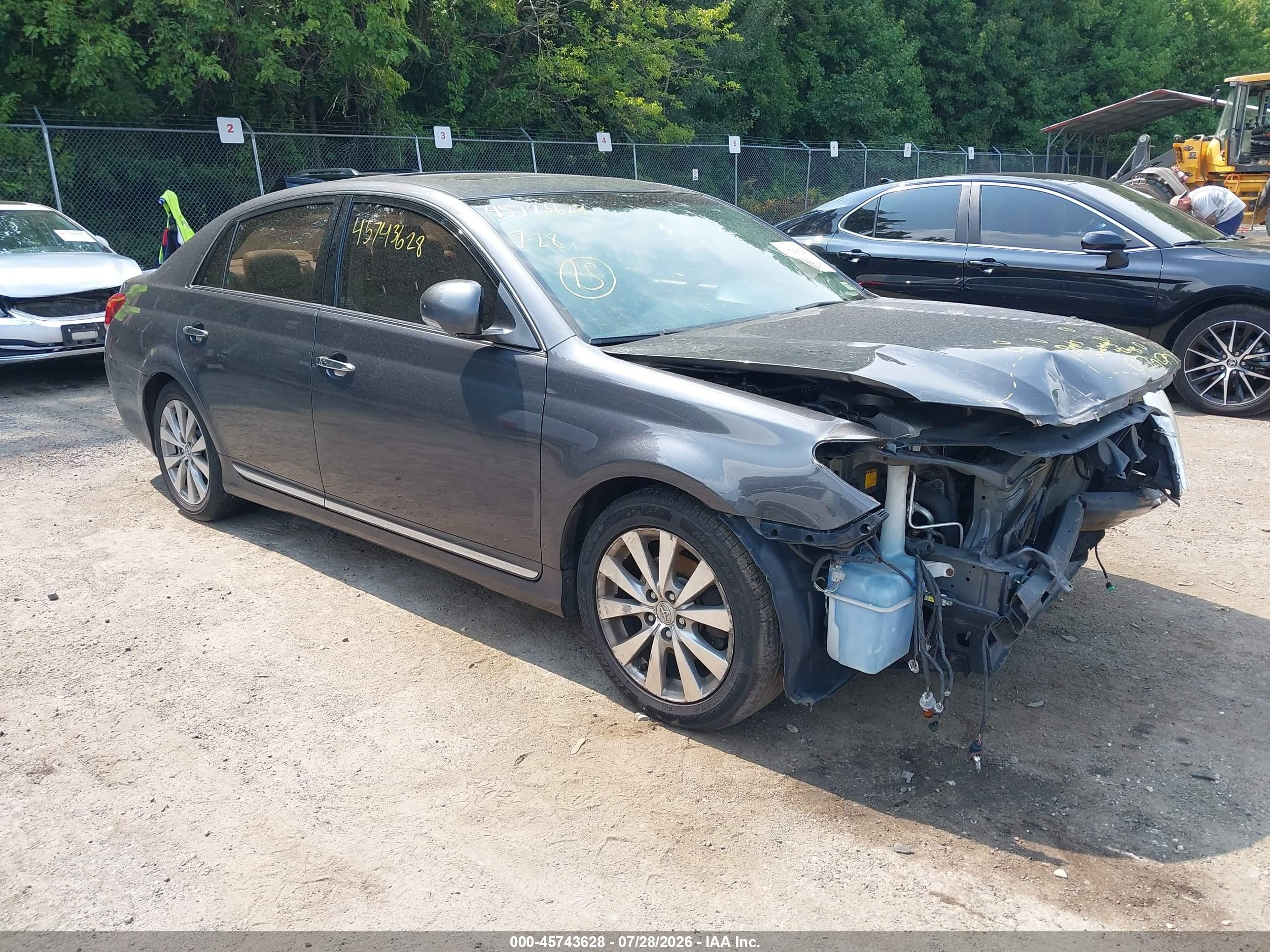 2011 Toyota Avalon Limited Gray vin: 4T1BK3DB7BU383863