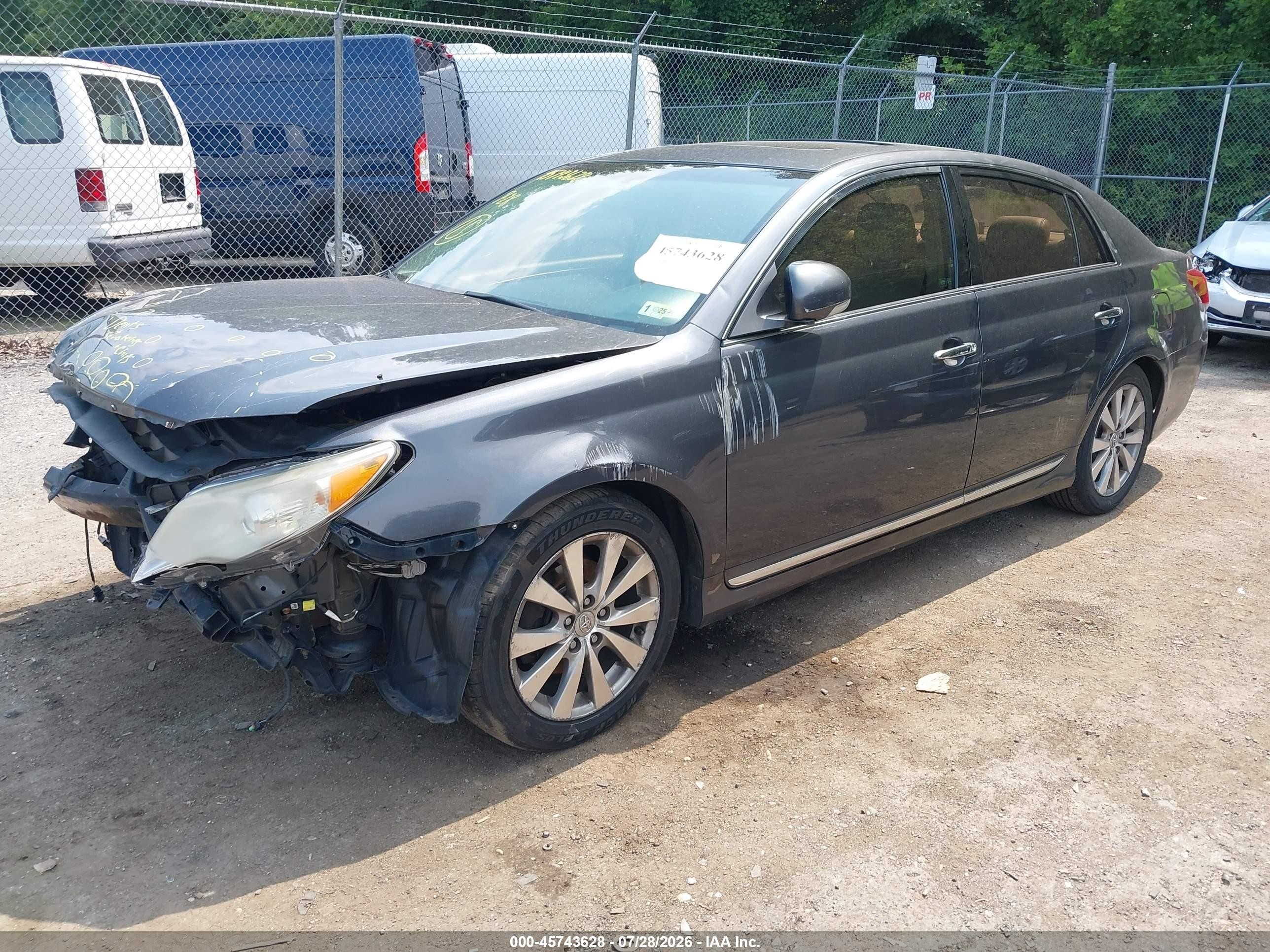 2011 Toyota Avalon Limited Gray vin: 4T1BK3DB7BU383863
