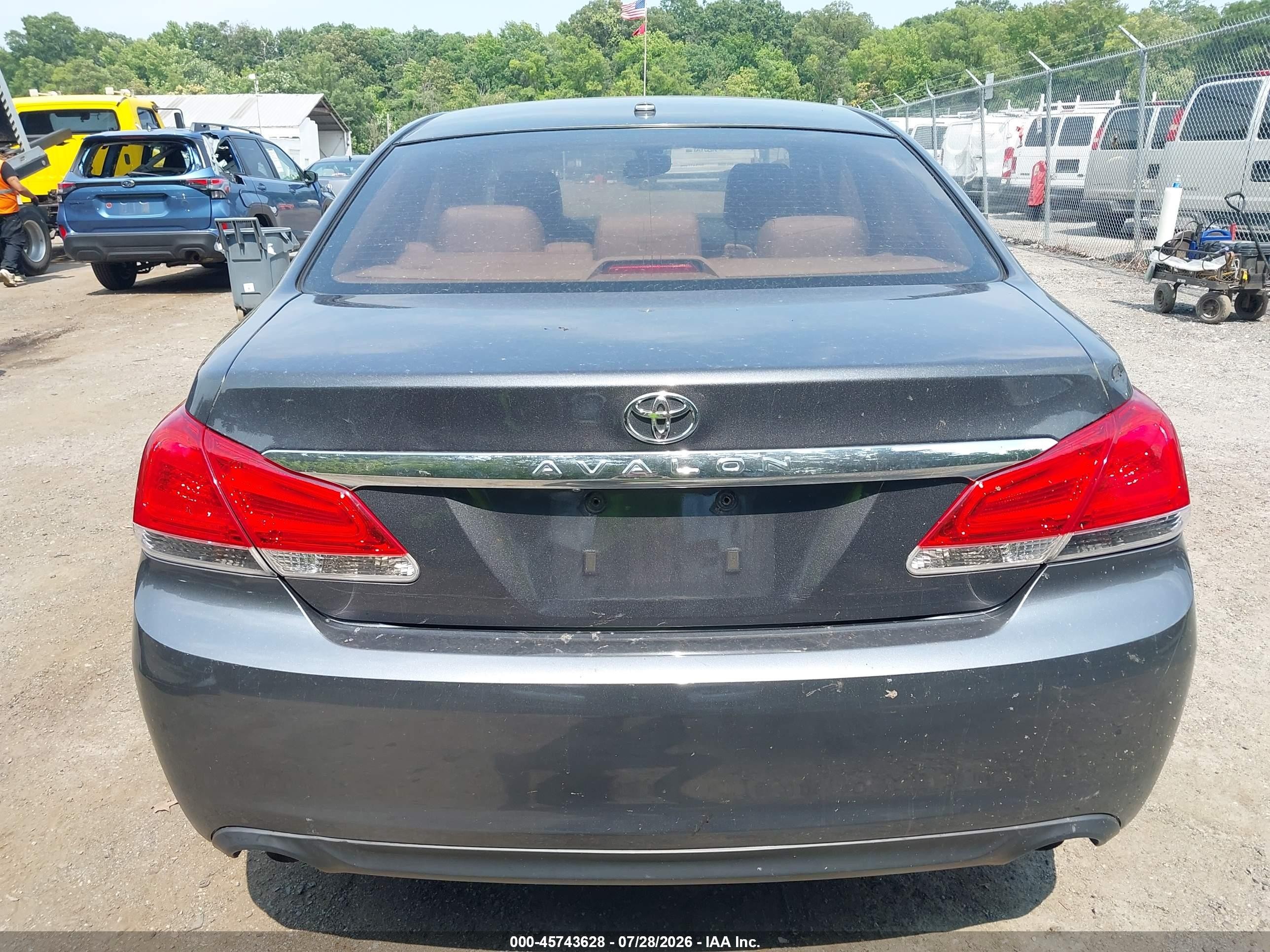 2011 Toyota Avalon Limited Gray vin: 4T1BK3DB7BU383863