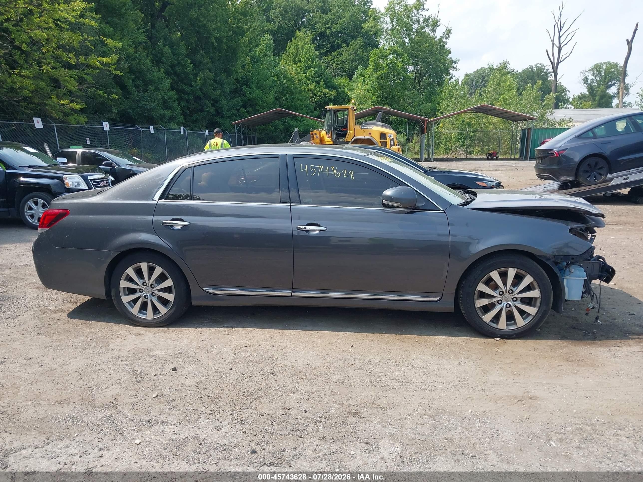2011 Toyota Avalon Limited Gray vin: 4T1BK3DB7BU383863