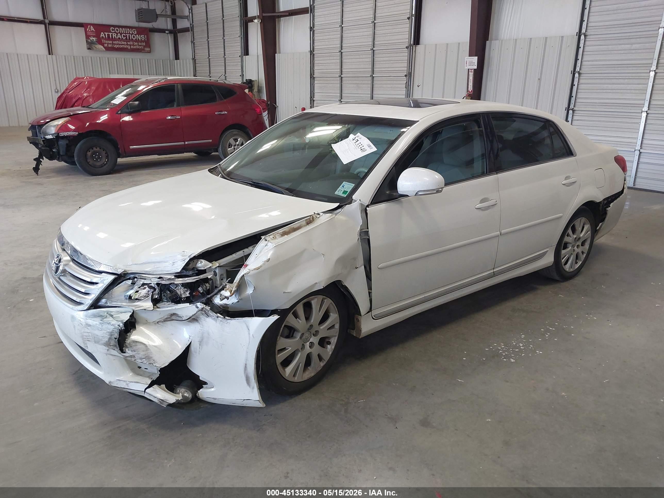 2011 Toyota Avalon   White vin: 4T1BK3DB7BU431166