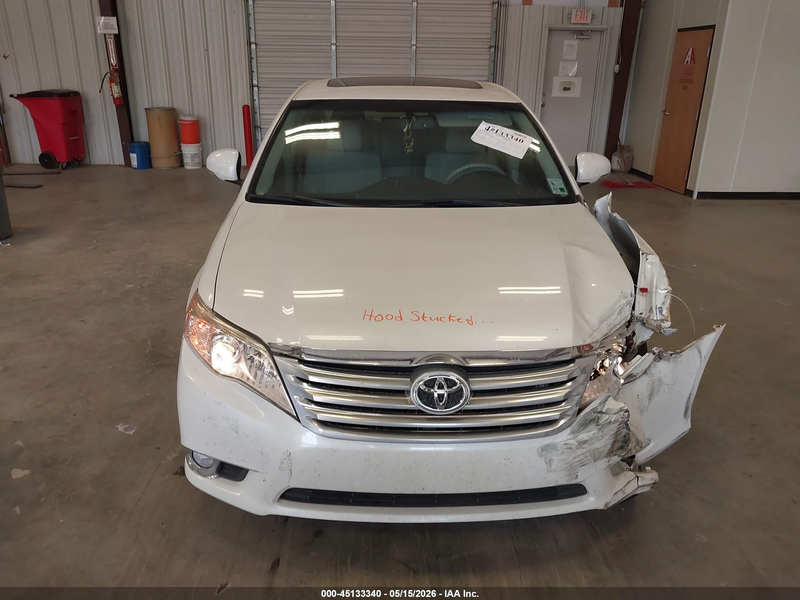 2011 Toyota Avalon   White vin: 4T1BK3DB7BU431166