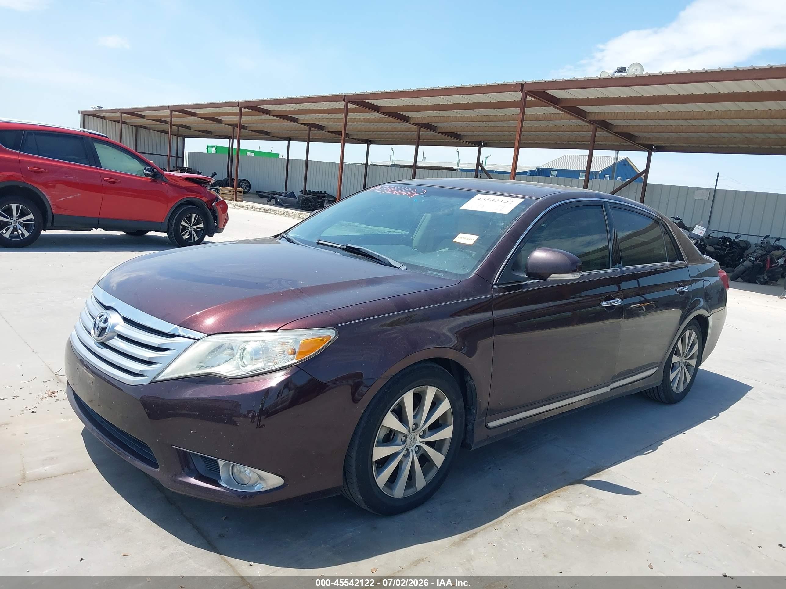 2011 Toyota Avalon Limited Burgundy vin: 4T1BK3DB7BU435184