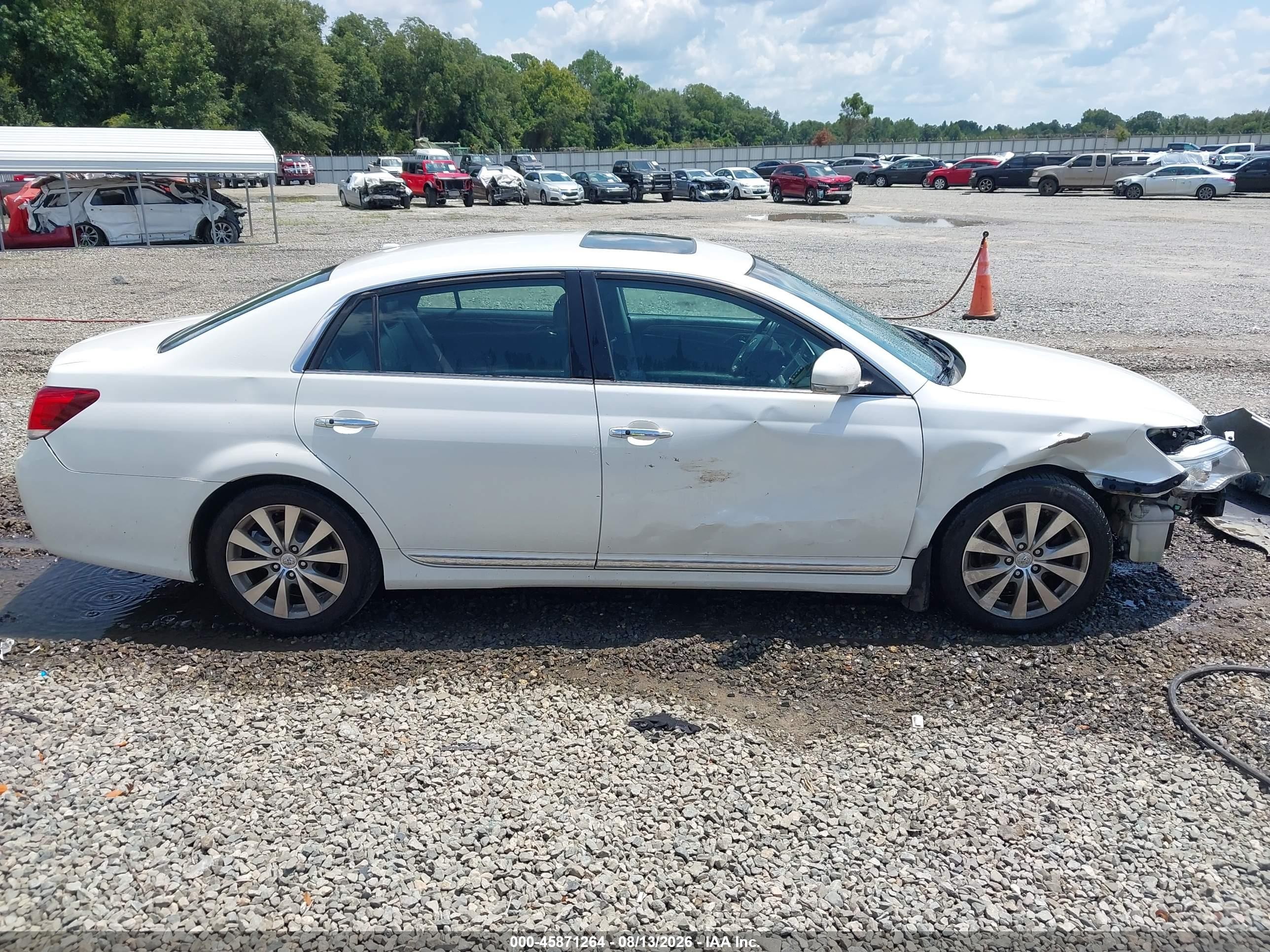 2012 Toyota Avalon Limited White vin: 4T1BK3DB7CU468526