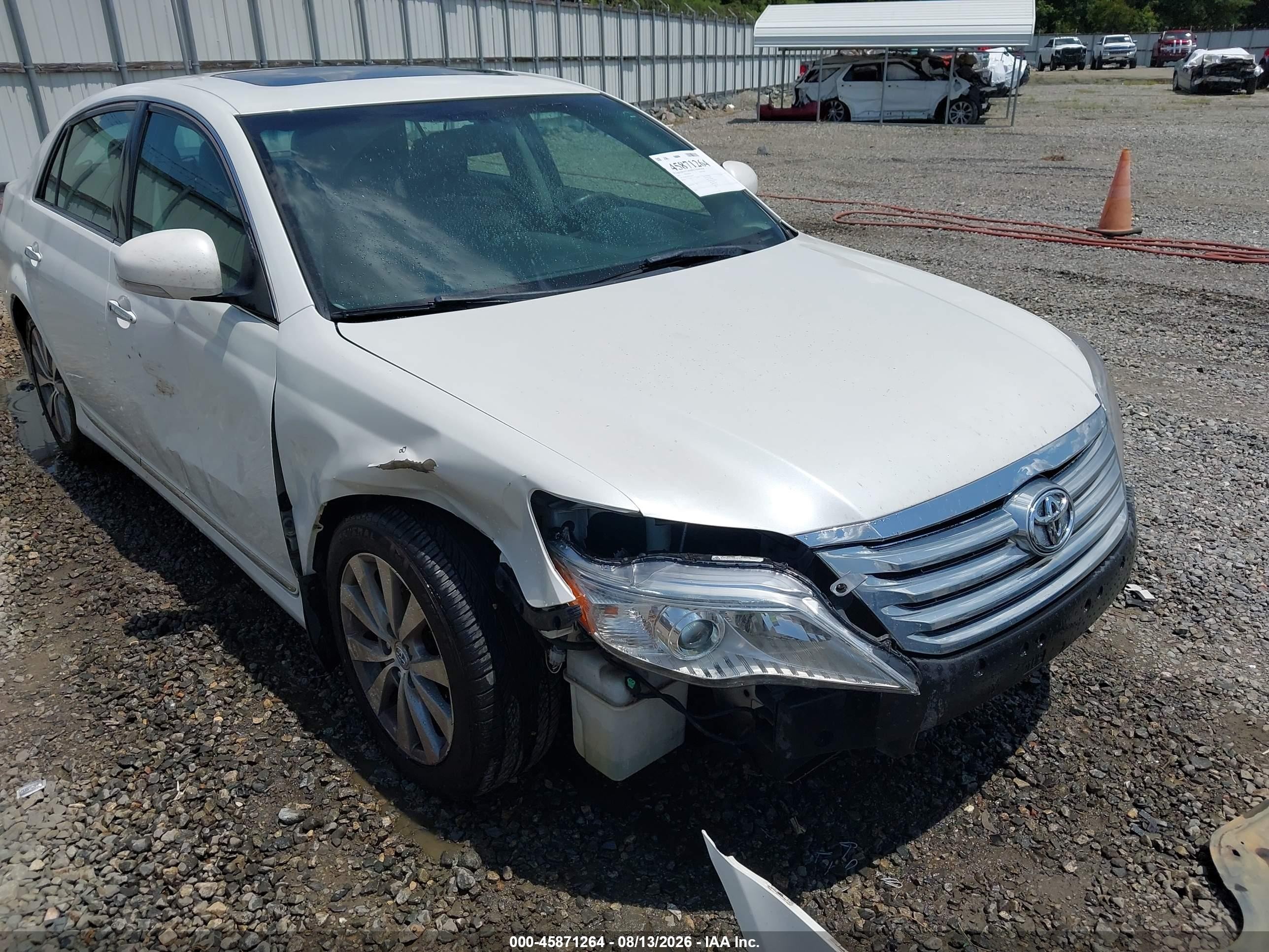 2012 Toyota Avalon Limited White vin: 4T1BK3DB7CU468526
