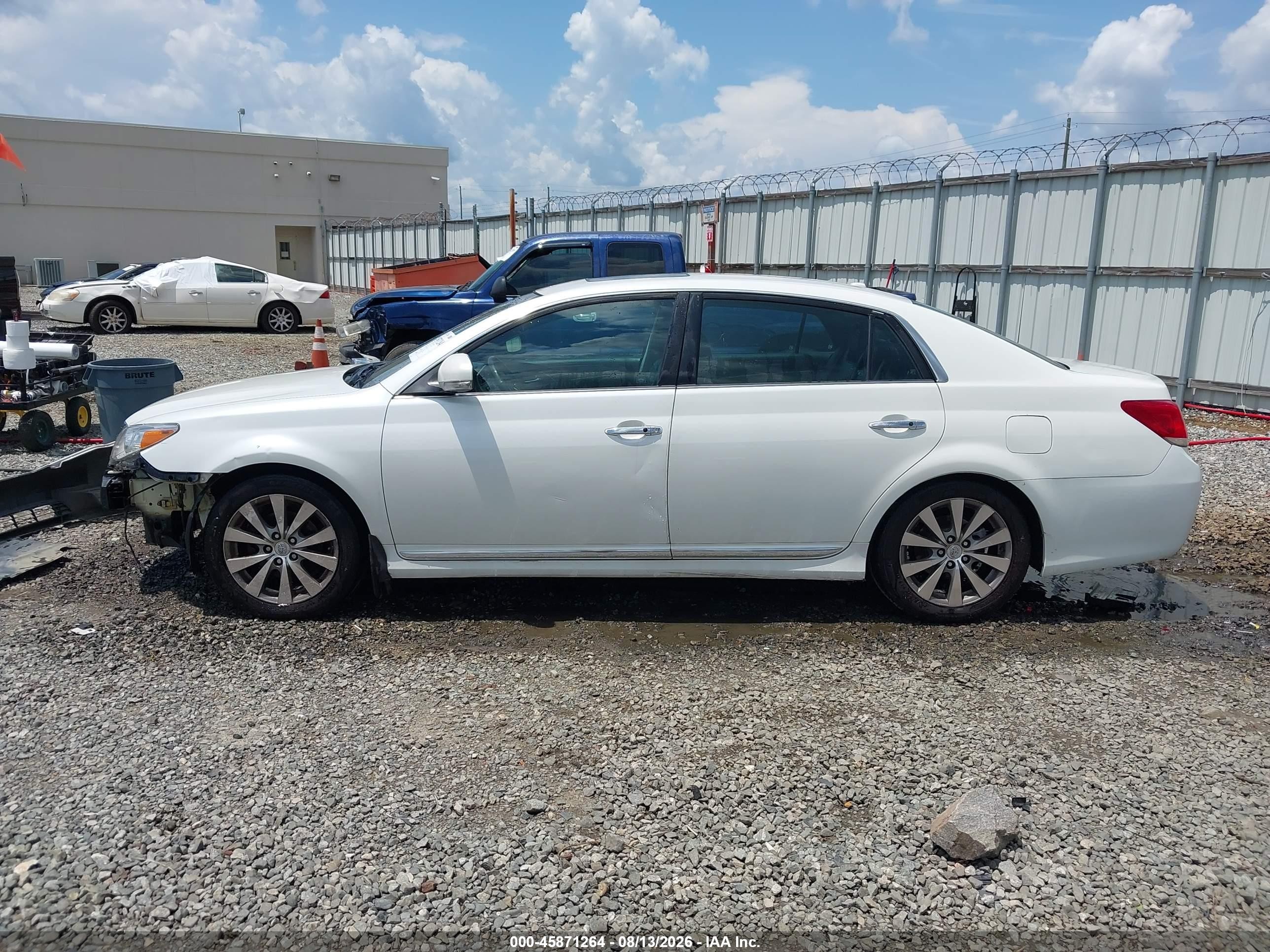 2012 Toyota Avalon Limited White vin: 4T1BK3DB7CU468526