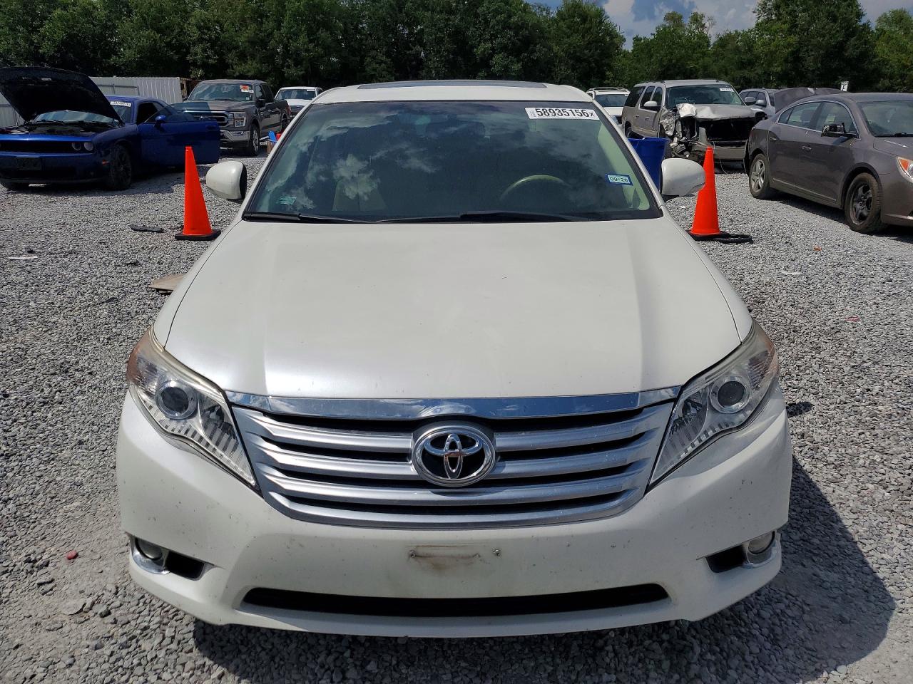 2012 Toyota Avalon Base White vin: 4T1BK3DB7CU471216