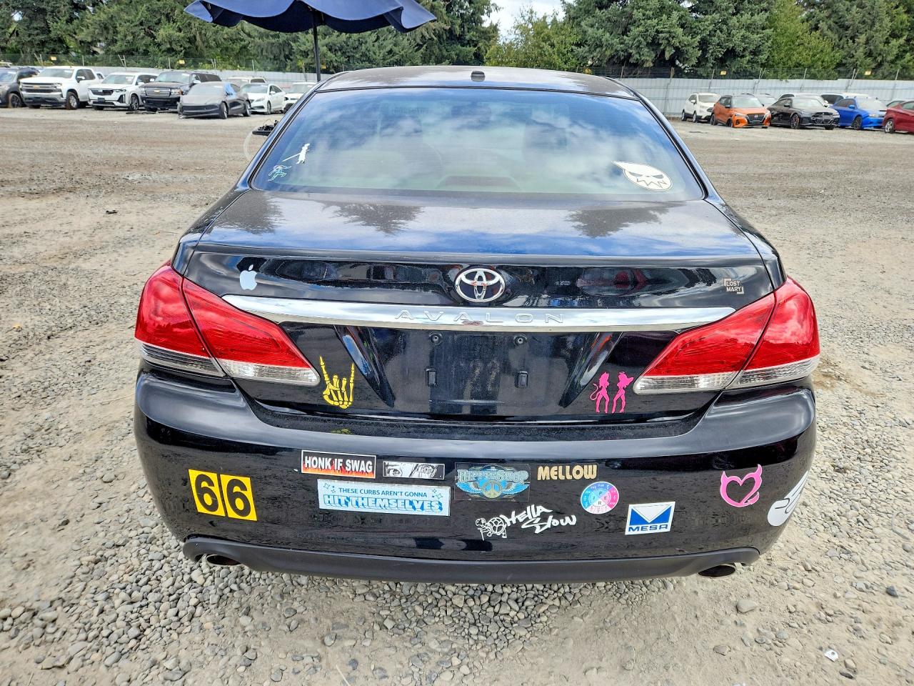 2011 Toyota Avalon Base Black vin: 4T1BK3DB8BU388649
