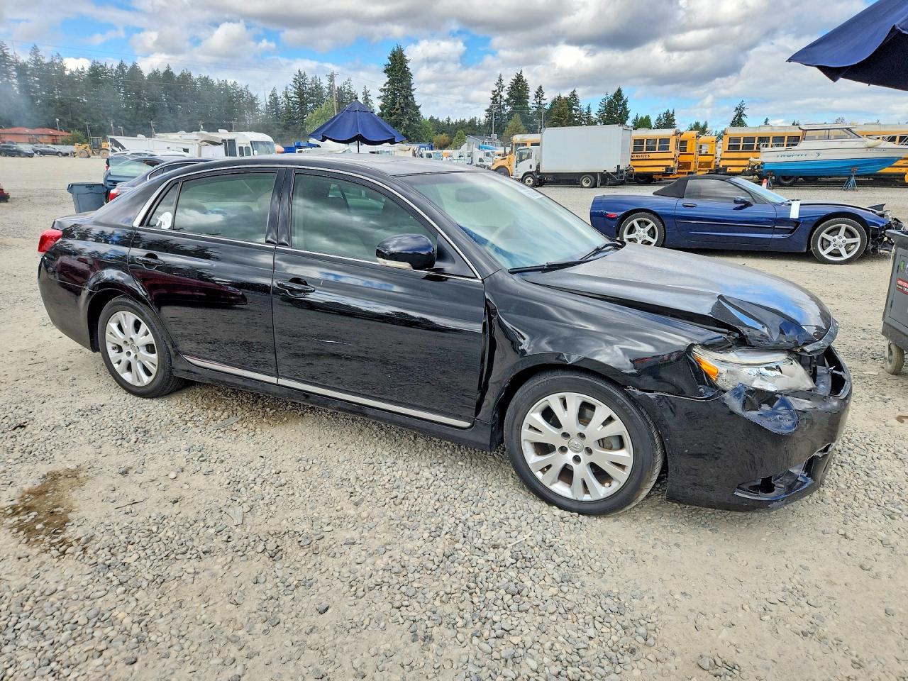 2011 Toyota Avalon Base Black vin: 4T1BK3DB8BU388649