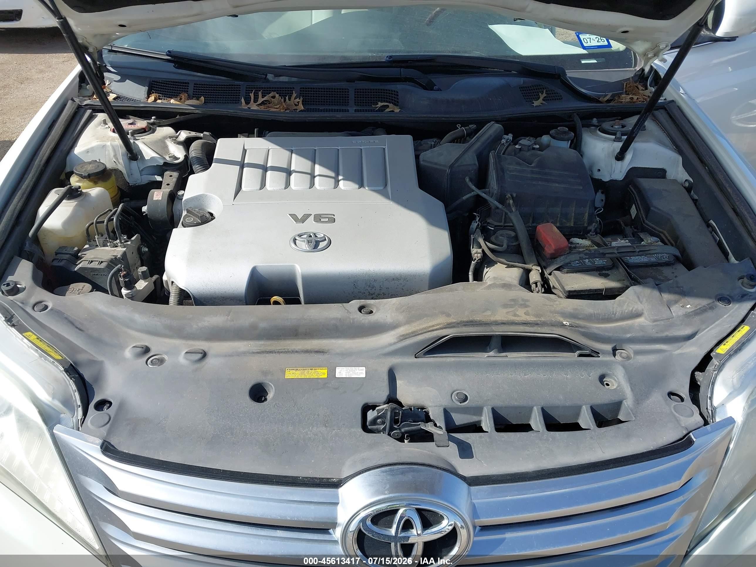 2011 Toyota Avalon Limited White vin: 4T1BK3DB8BU395553