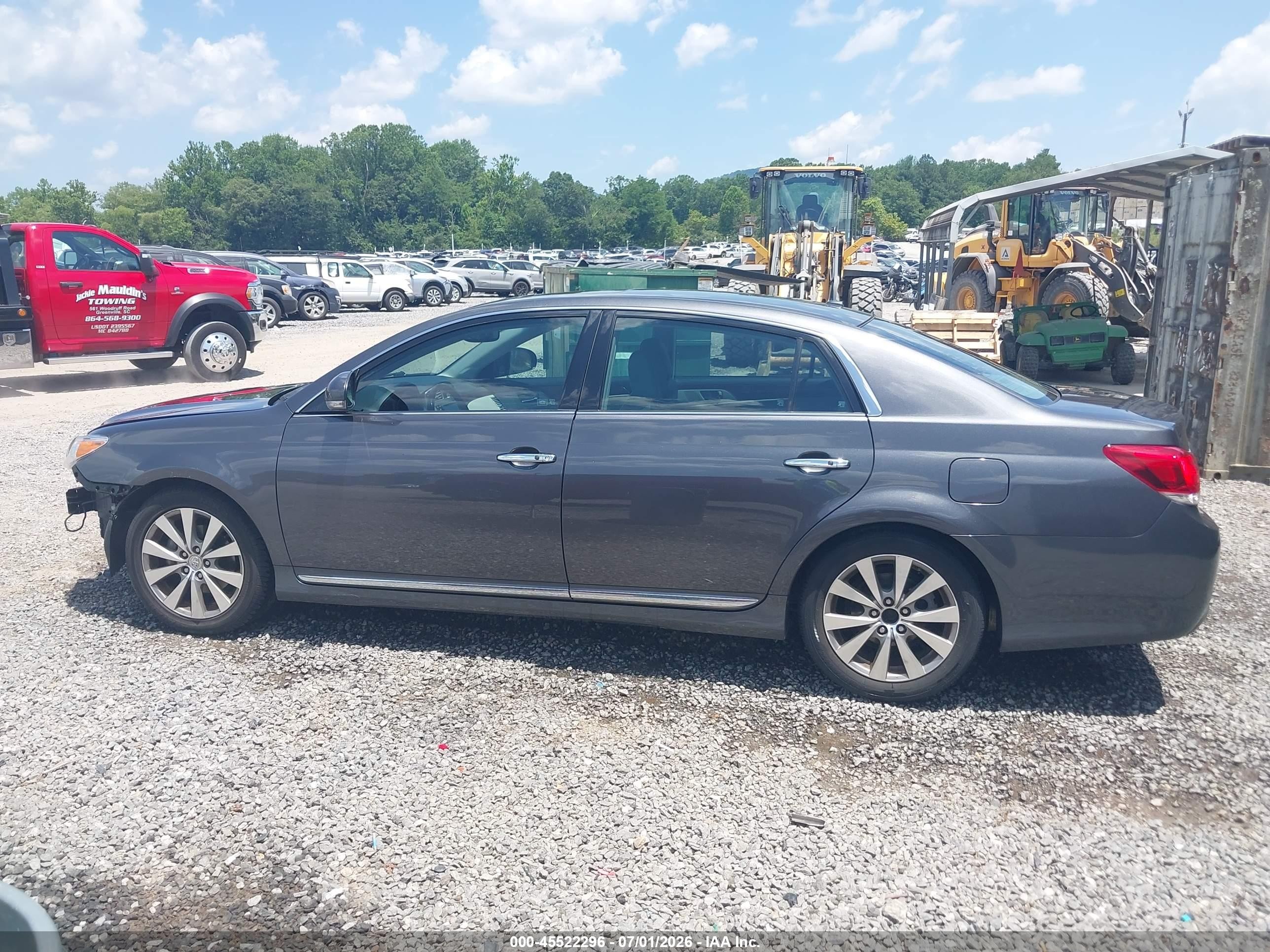 2011 Toyota Avalon Limited Gray vin: 4T1BK3DB8BU420953