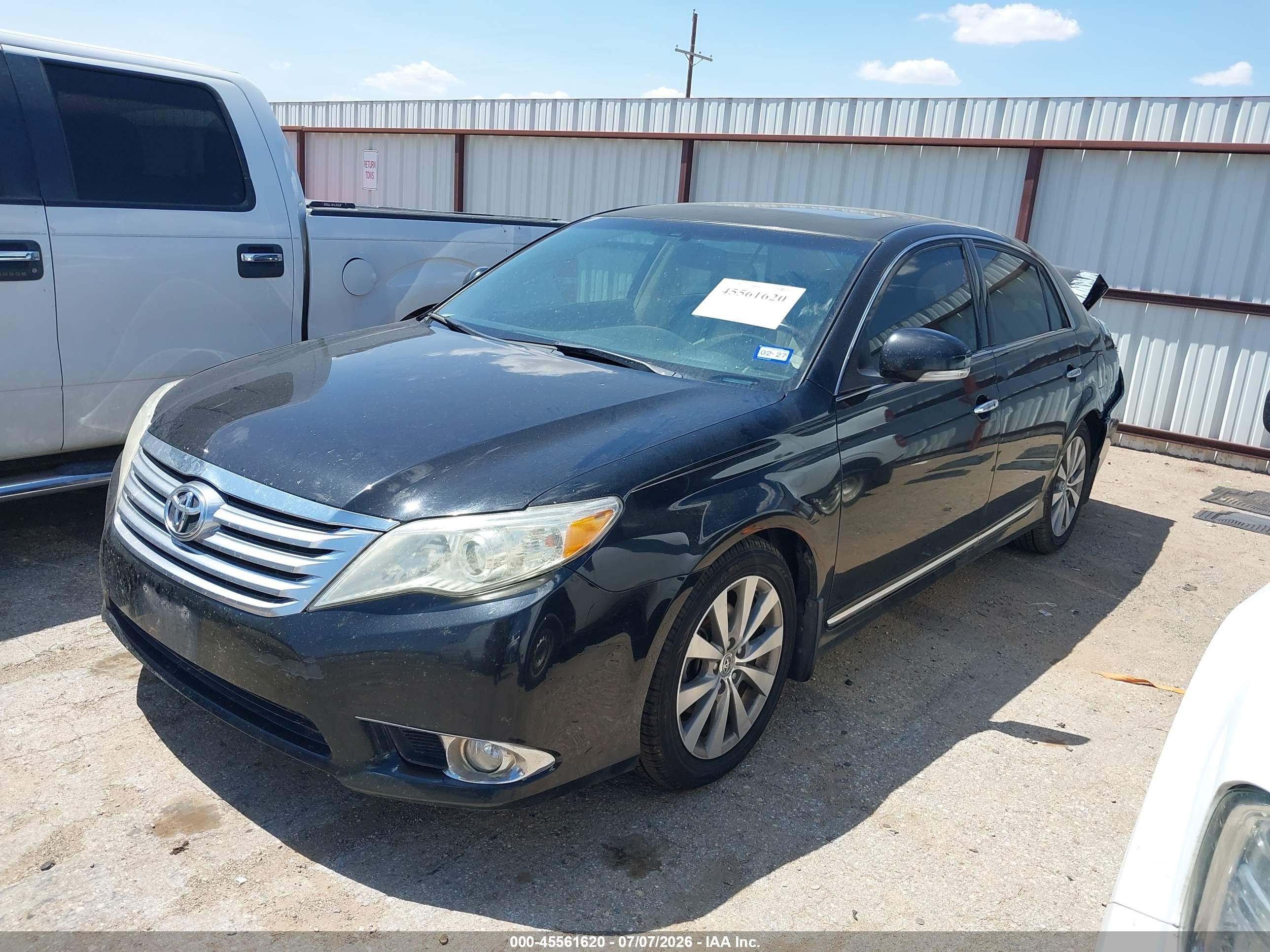 2011 Toyota Avalon Limited Black vin: 4T1BK3DB8BU422167